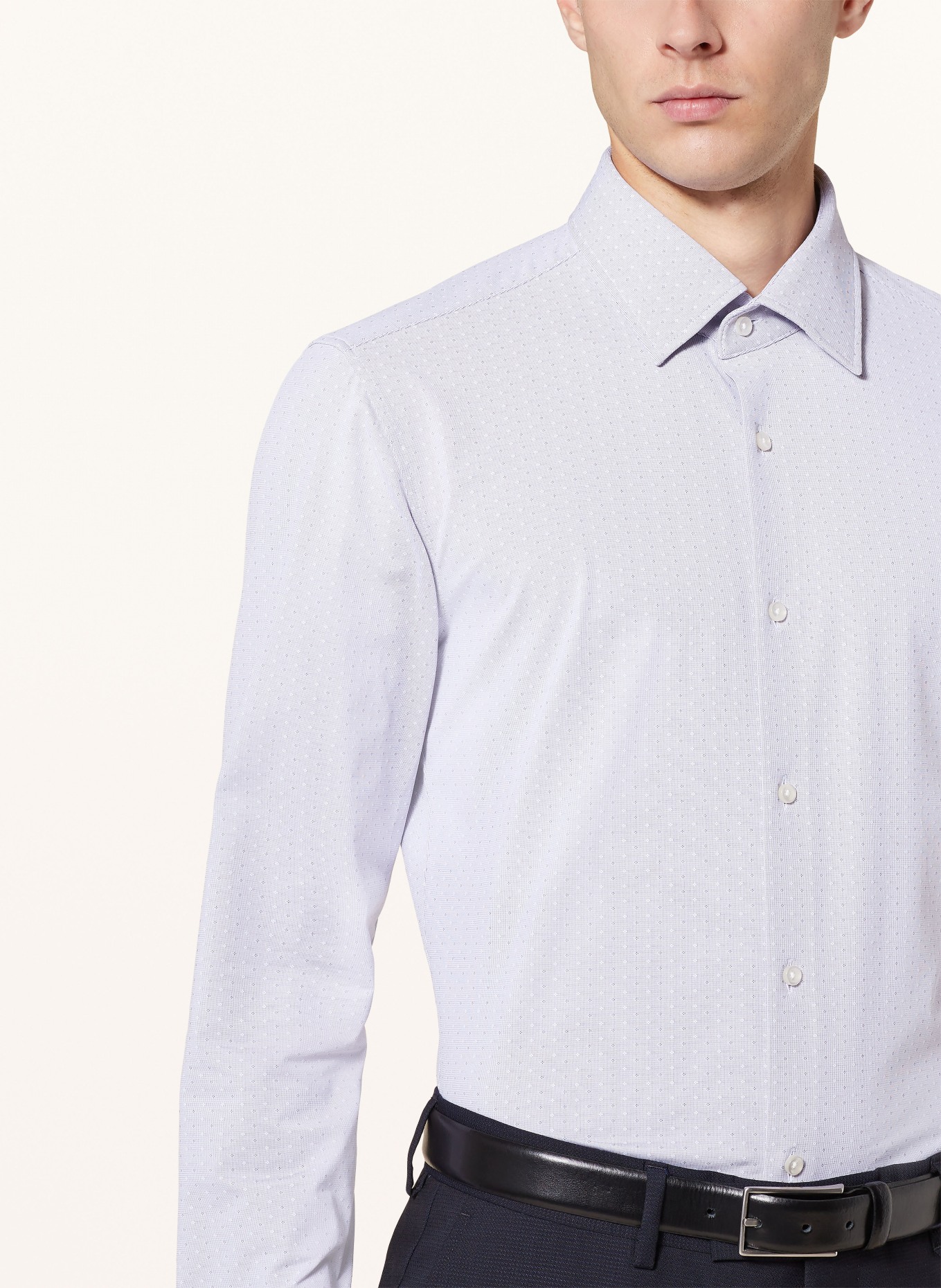 BOSS Shirt HANK slim fit, Color: LIGHT PURPLE (Image 4)