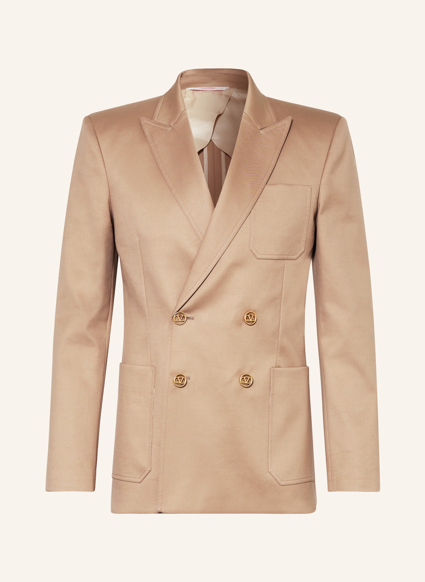Tan fitted blazer clearance