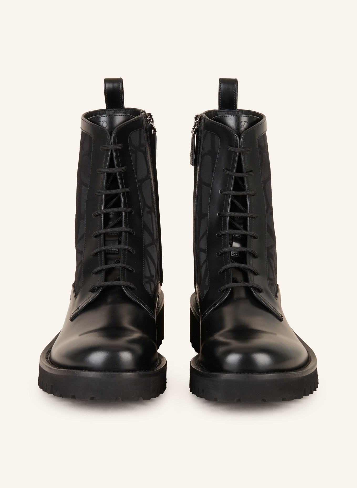 VALENTINO GARAVANI Lace-up boots, Color: BLACK (Image 3)