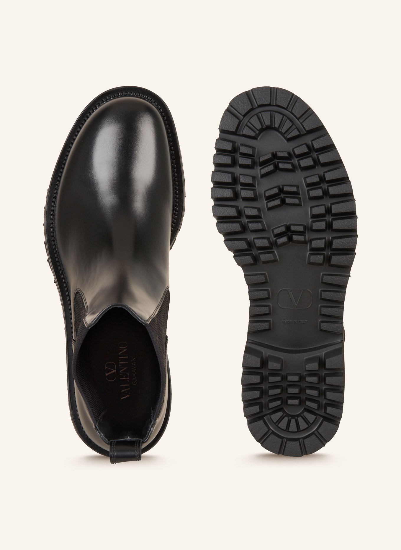VALENTINO GARAVANI Chelsea-Boots: SCHWARZ