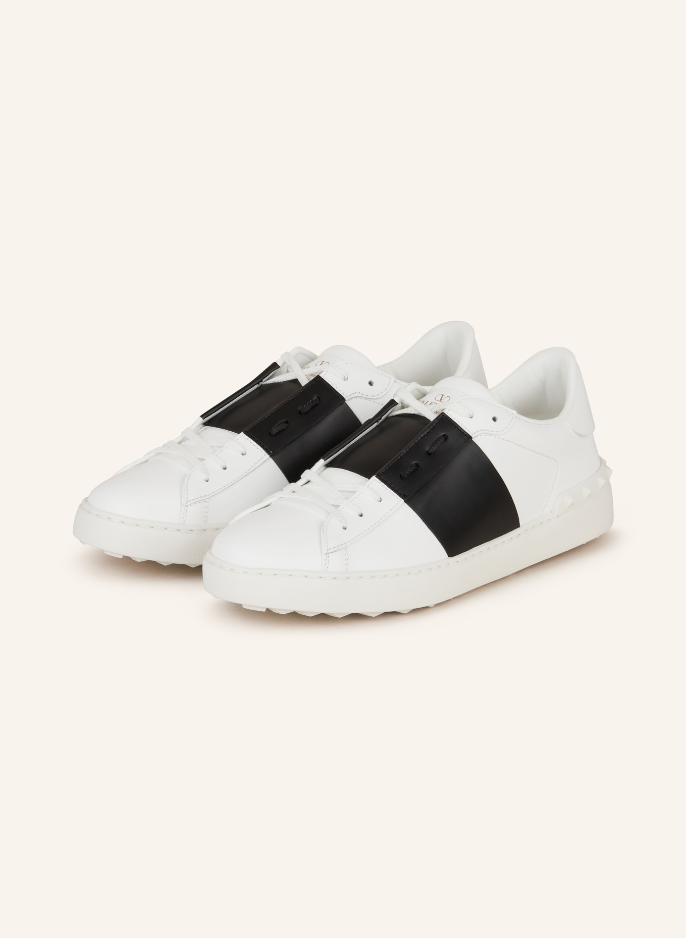 VALENTINO GARAVANI Sneakers OPEN, Color: WHITE/ BLACK (Image 1)
