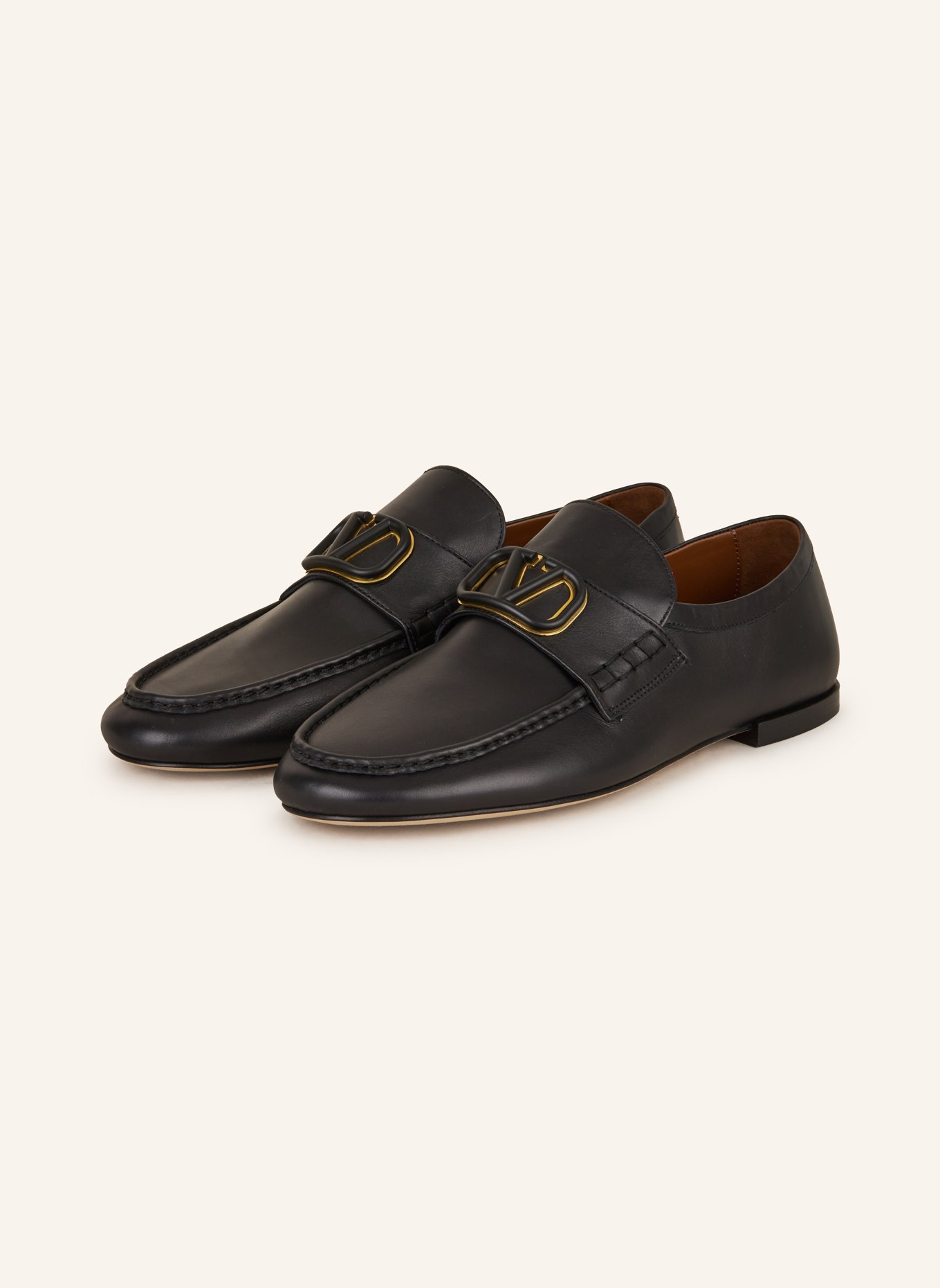 VALENTINO GARAVANI Loafer VLOGO SIGNATURE, Farbe: SCHWARZ (Bild 1)