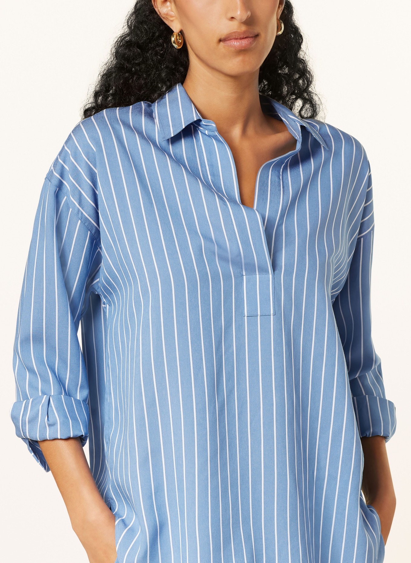 windsor. Shirt blouse, Color: LIGHT BLUE/ WHITE (Image 4)
