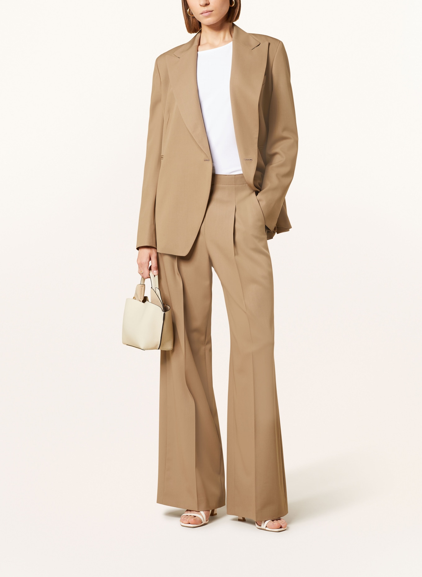 windsor. Wide leg trousers, Color: LIGHT BROWN (Image 2)