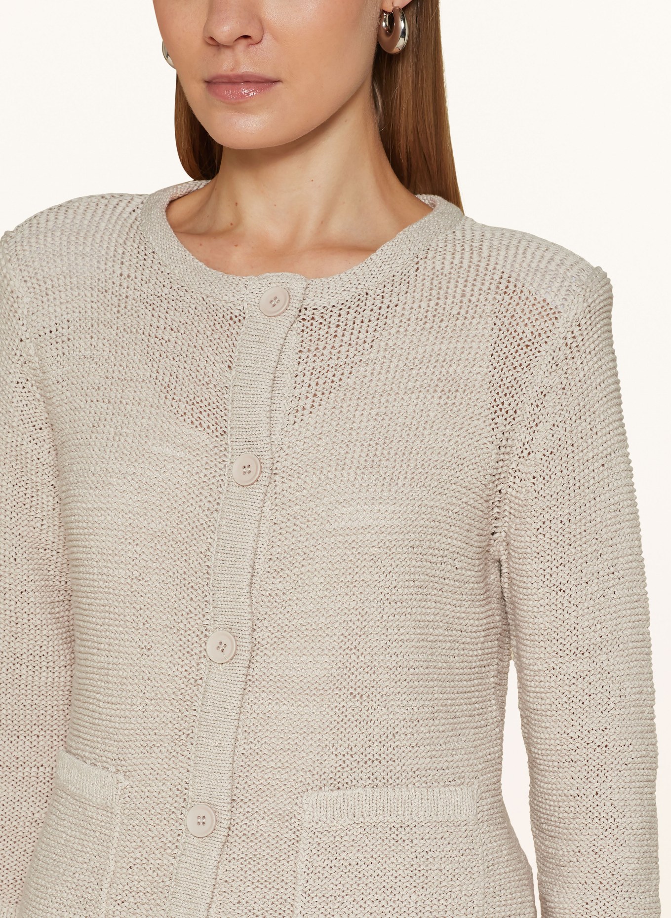 monari Cardigan, Color: BEIGE (Image 4)