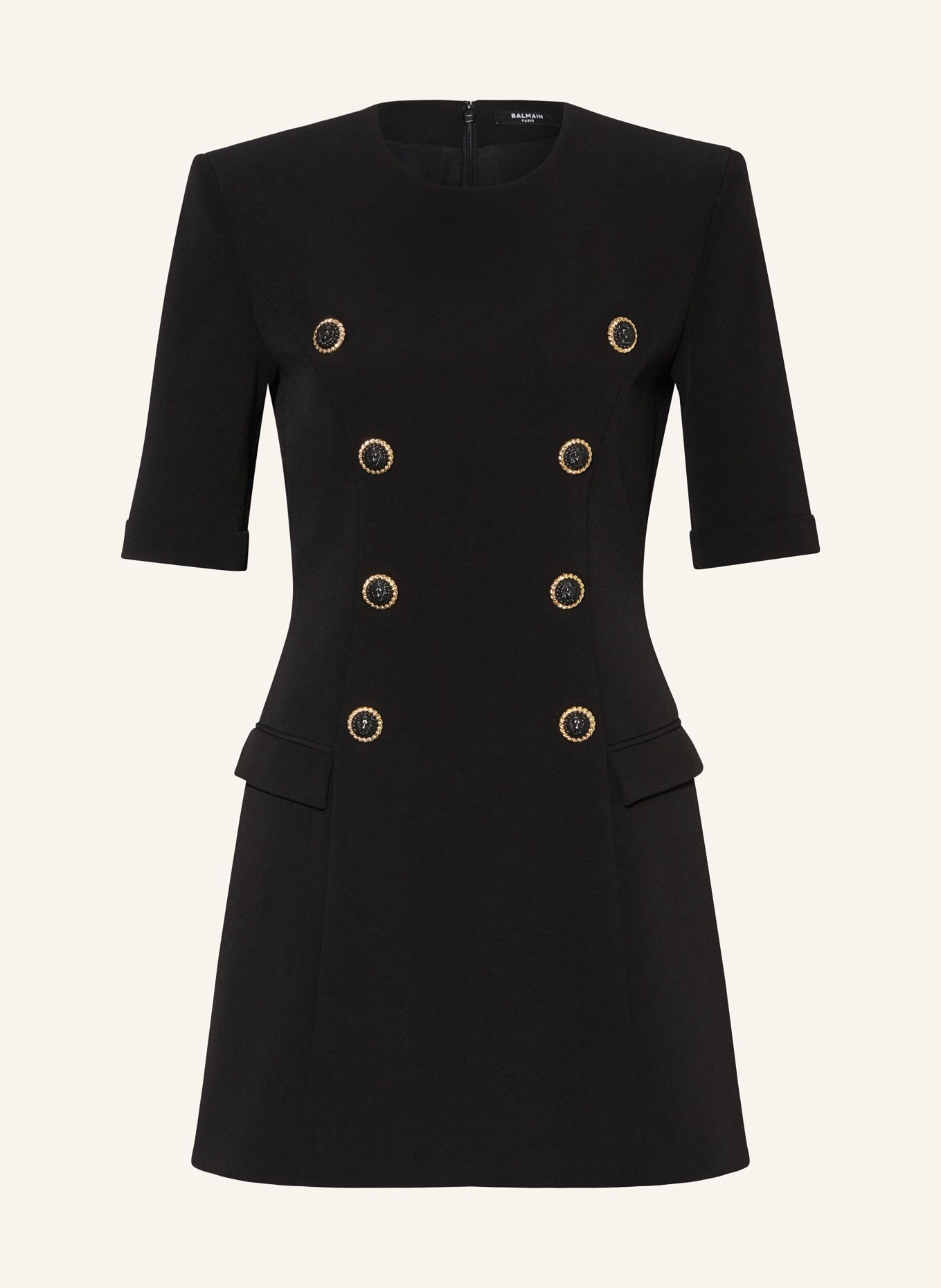 BALMAIN Sheath dress, Color: BLACK (Image 1)