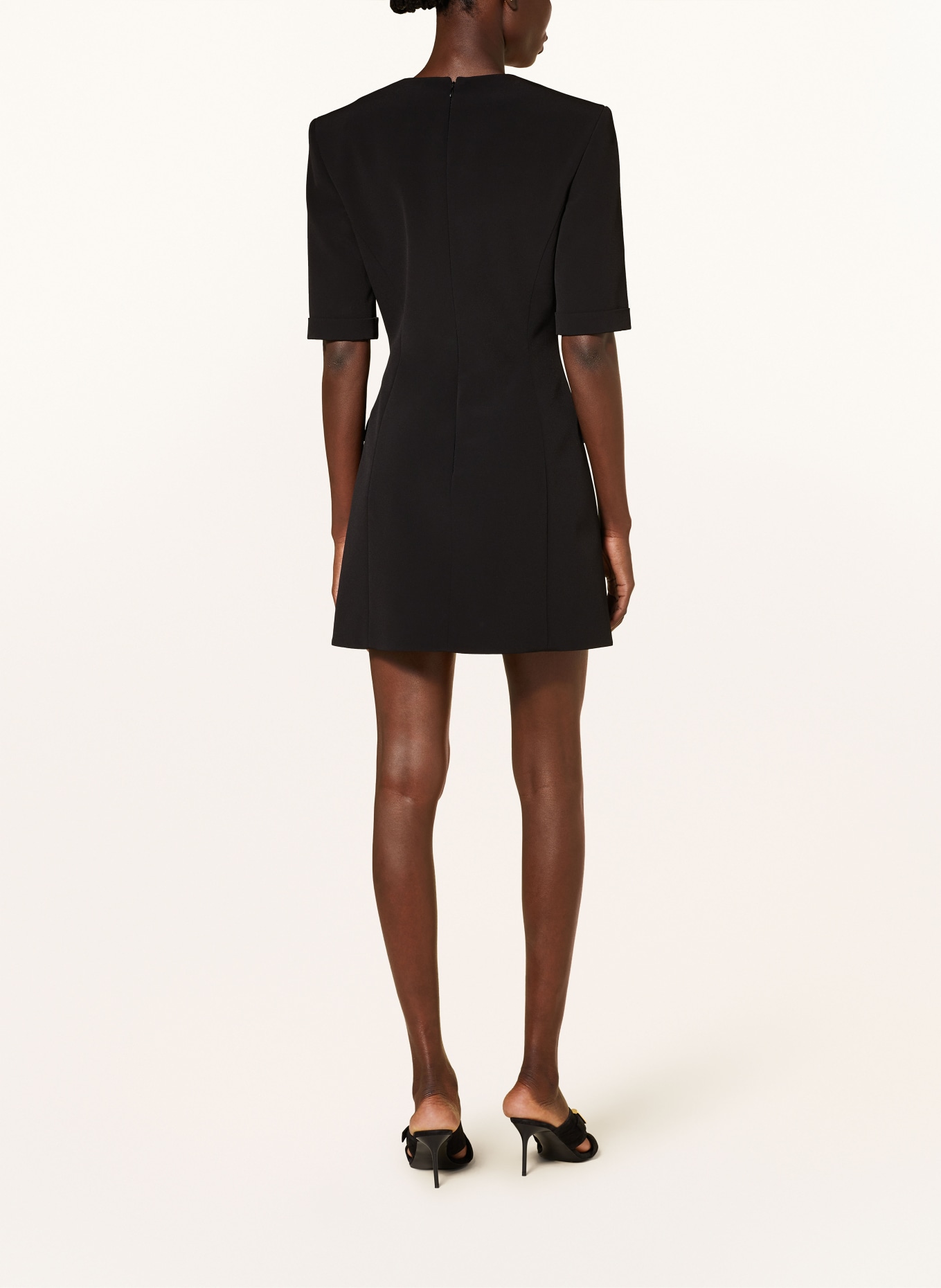 BALMAIN Sheath dress, Color: BLACK (Image 3)