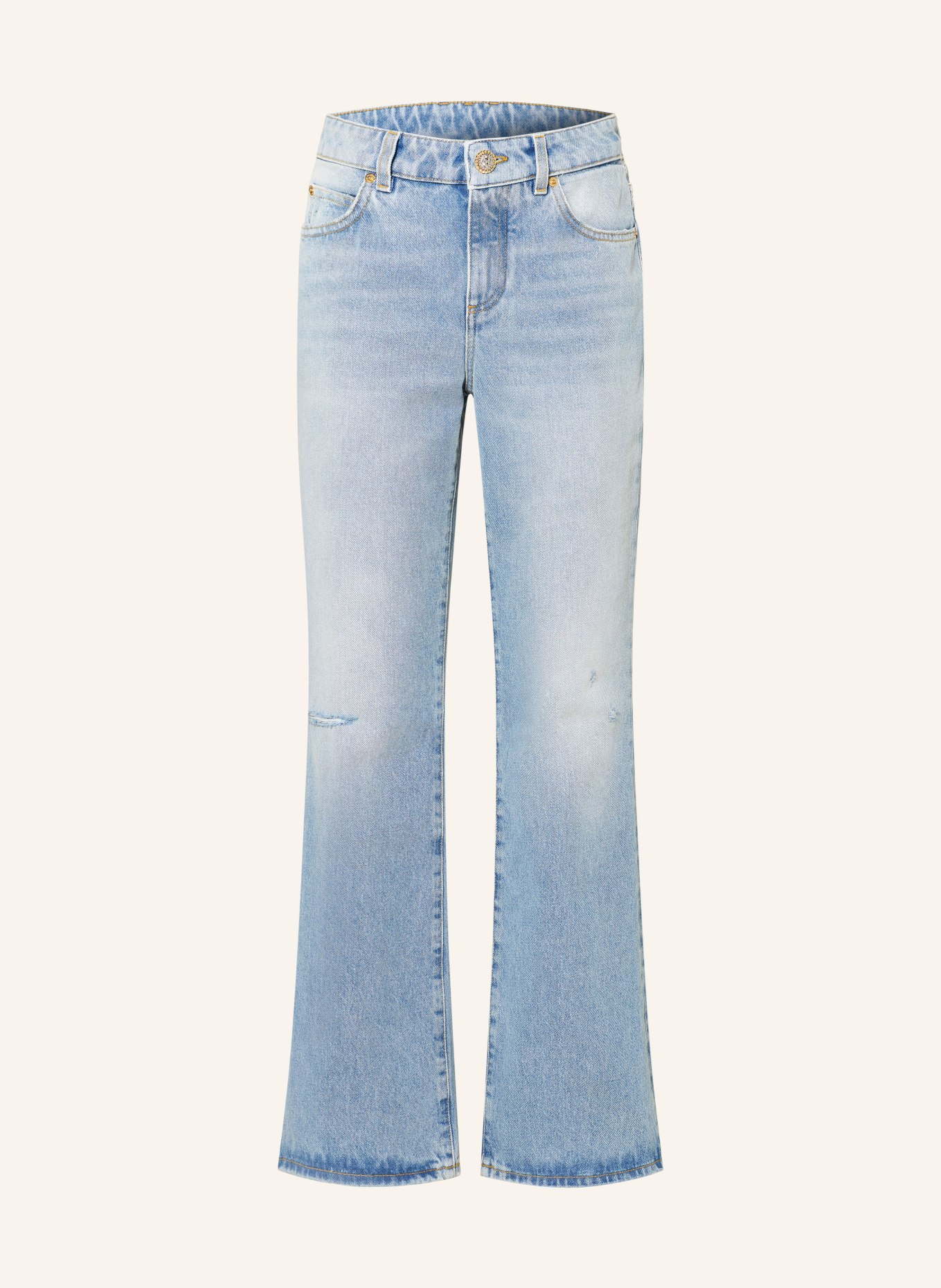 BALMAIN Flared jeans, Color: 6FC Bleu Jean Clair (Image 1)