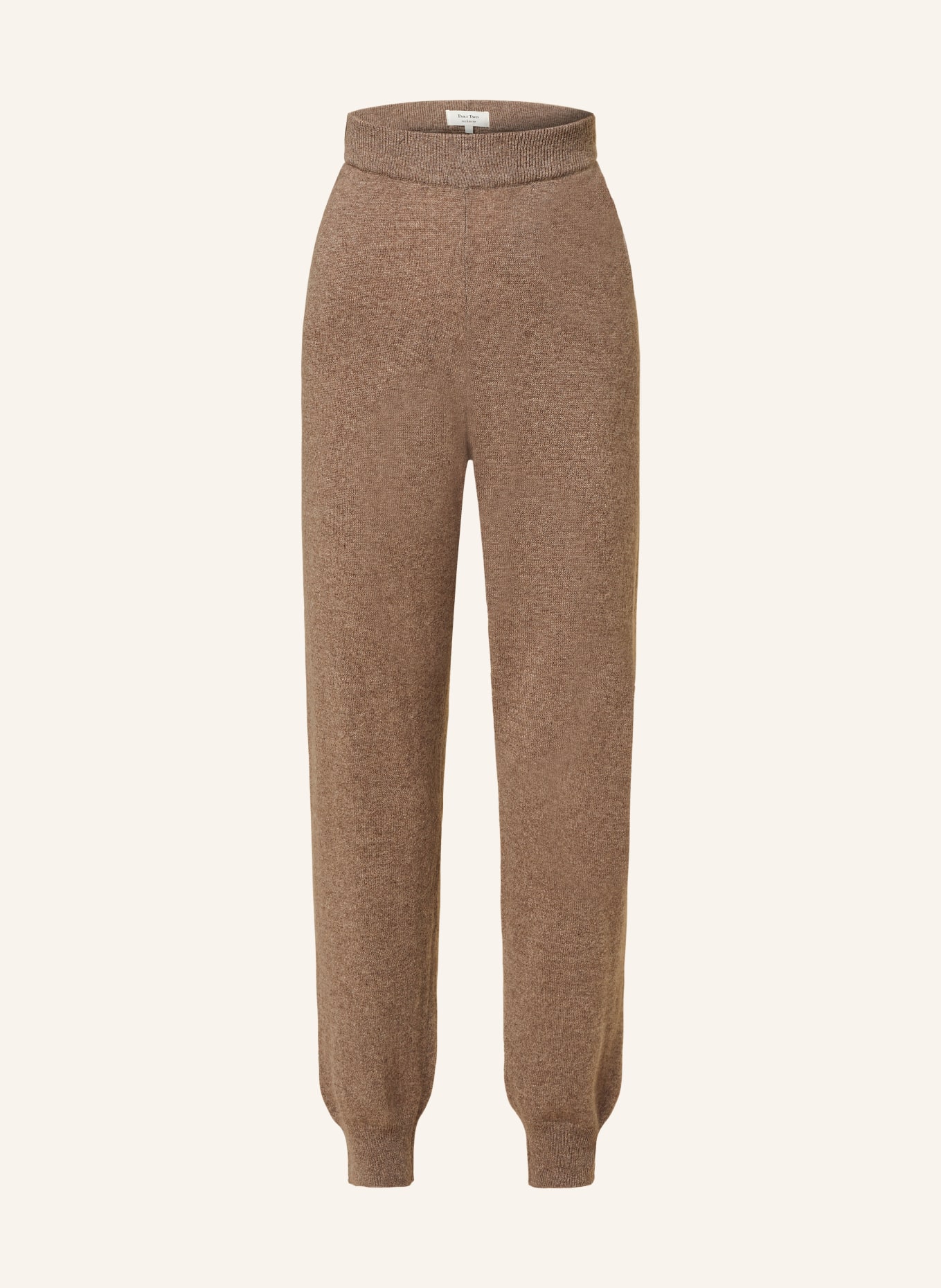 Part Two Knit trousers EWANDA in cashmere, Color: BROWN (Image 1)