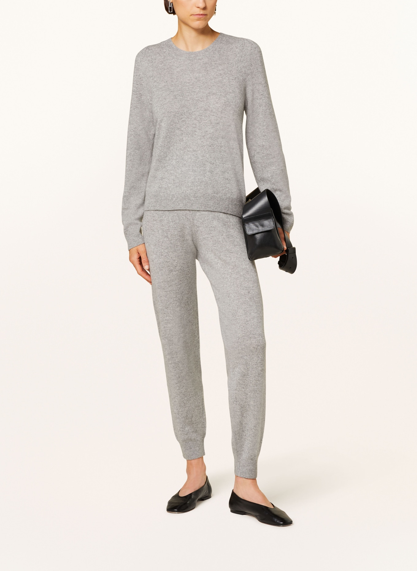 Part Two Knit trousers EWANDA in cashmere, Color: GRAY (Image 2)