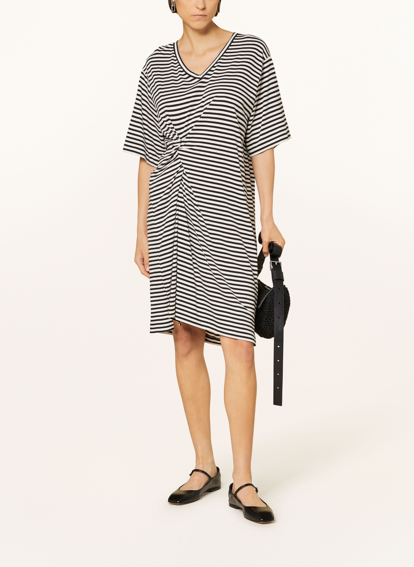 Part Two Kleid JENELLE: WEISS / SCHWARZ