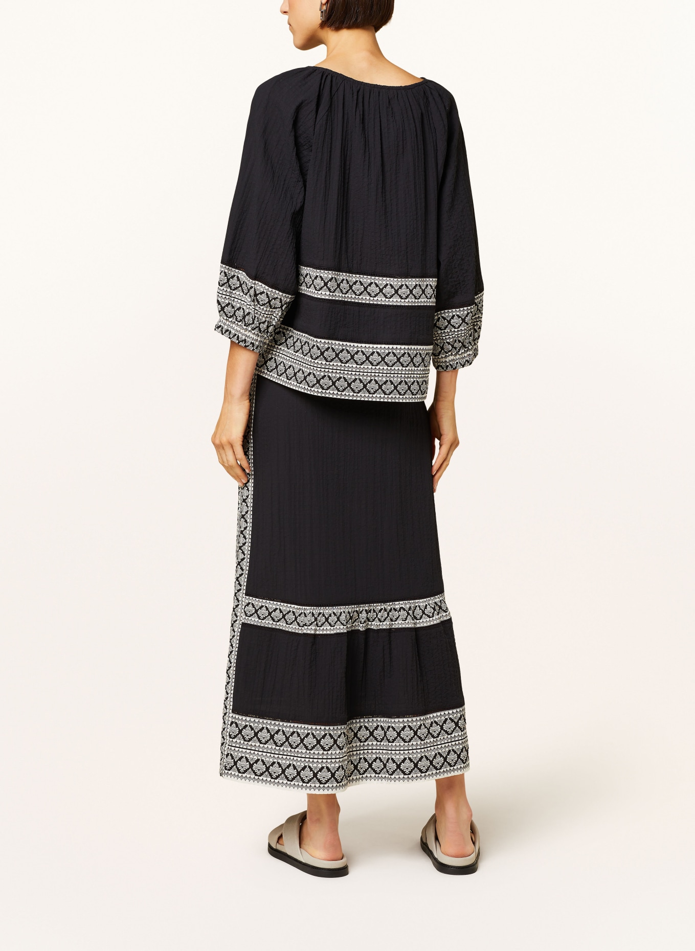 Part Two Tunika JEDDY, Farbe: SCHWARZ/ CREME (Bild 3)