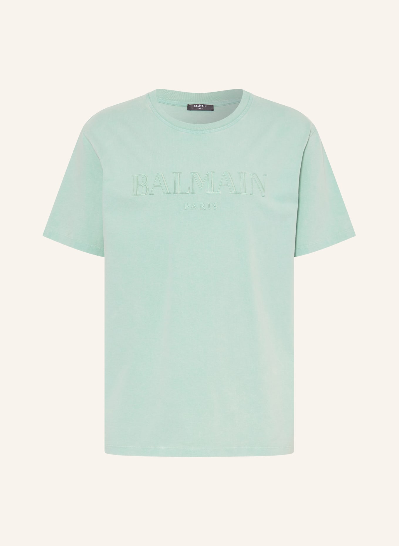 BALMAIN T-shirt, Kolor: MIĘTOWY (Obrazek 1)