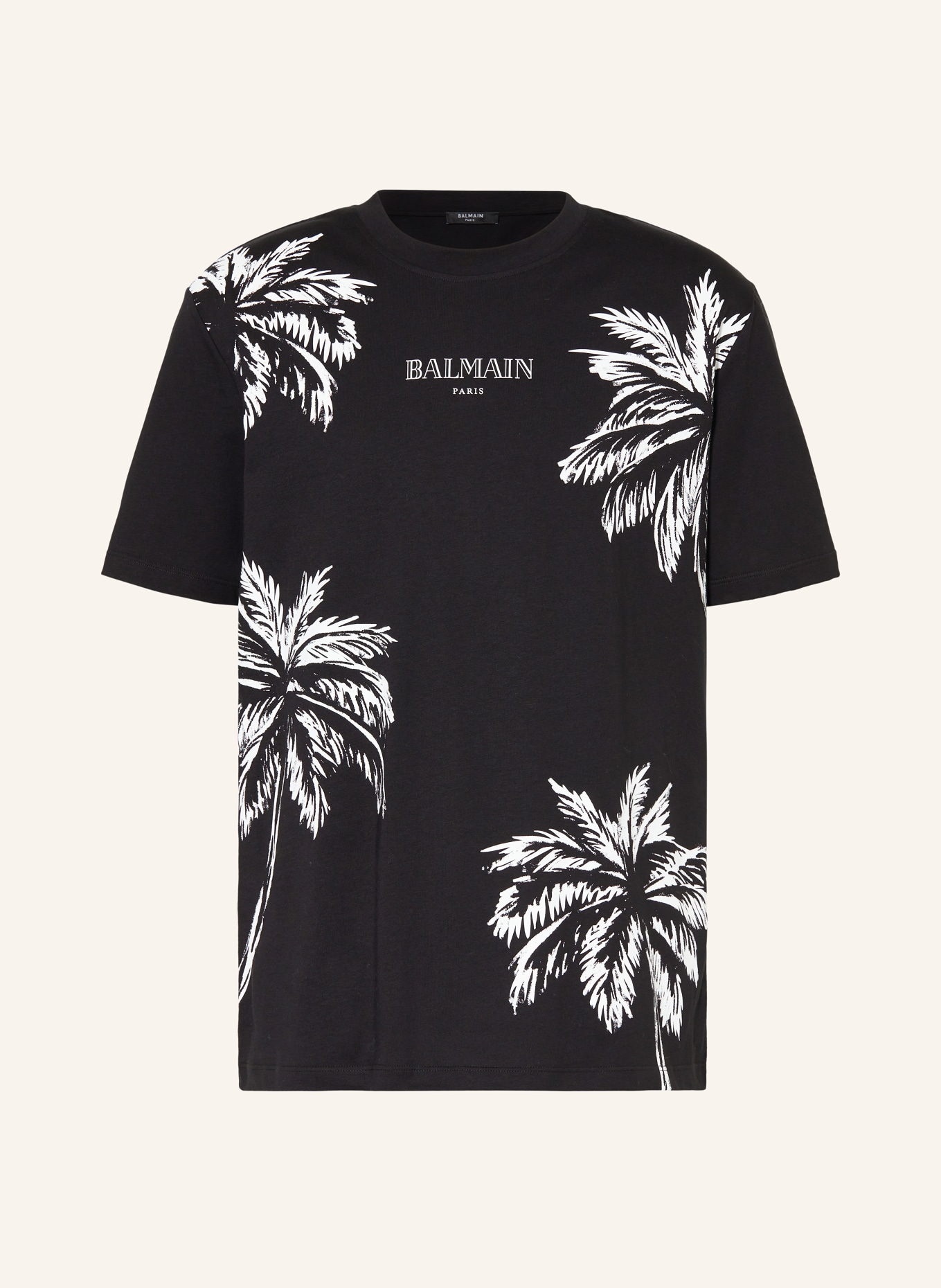 BALMAIN T-shirt, Color: BLACK/ WHITE (Image 1)