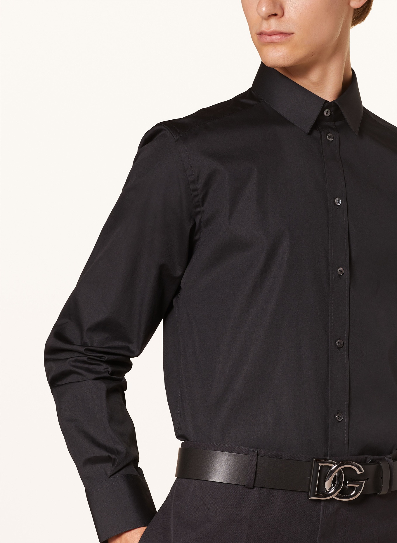 DOLCE & GABBANA Hemd Slim Fit: SCHWARZ