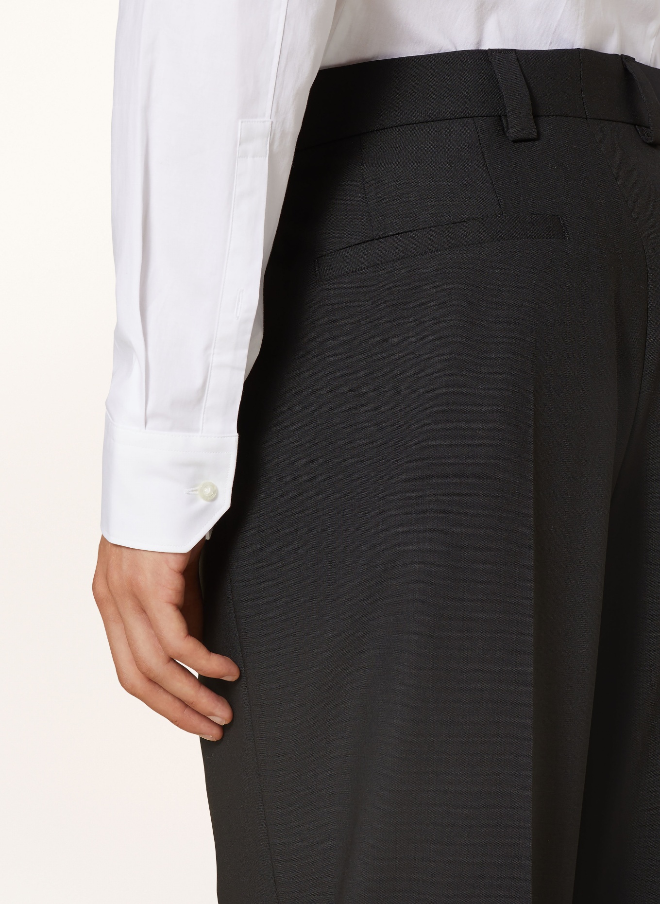HUGO Suit trousers TEAGAN regular fit, Color: BLACK (Image 6)