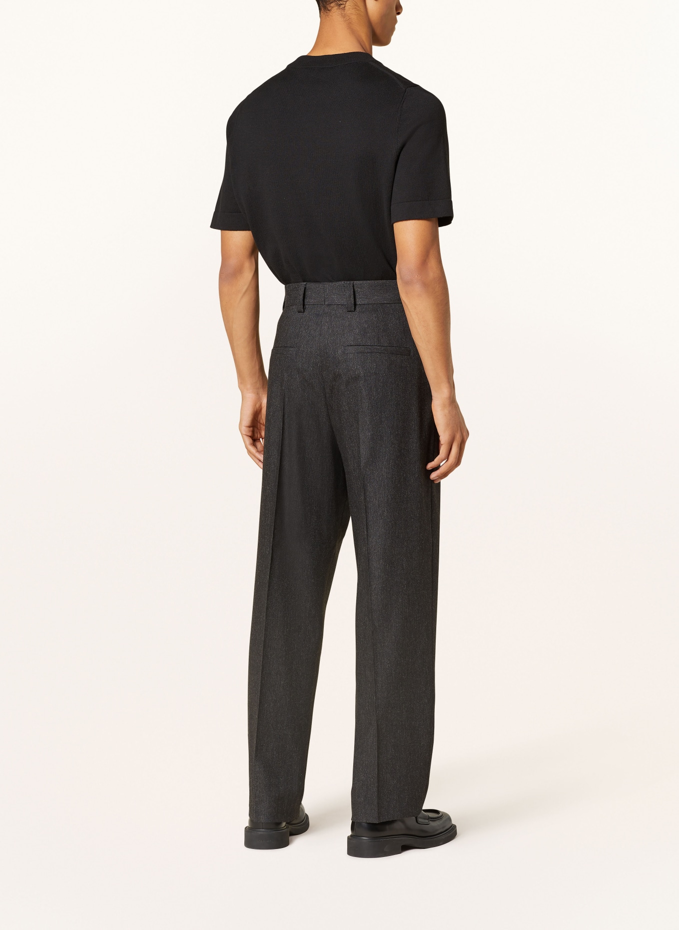 HUGO Oblekové kalhoty TREVOR Modern Fit, Barva: 001 BLACK (Obrázek 4)