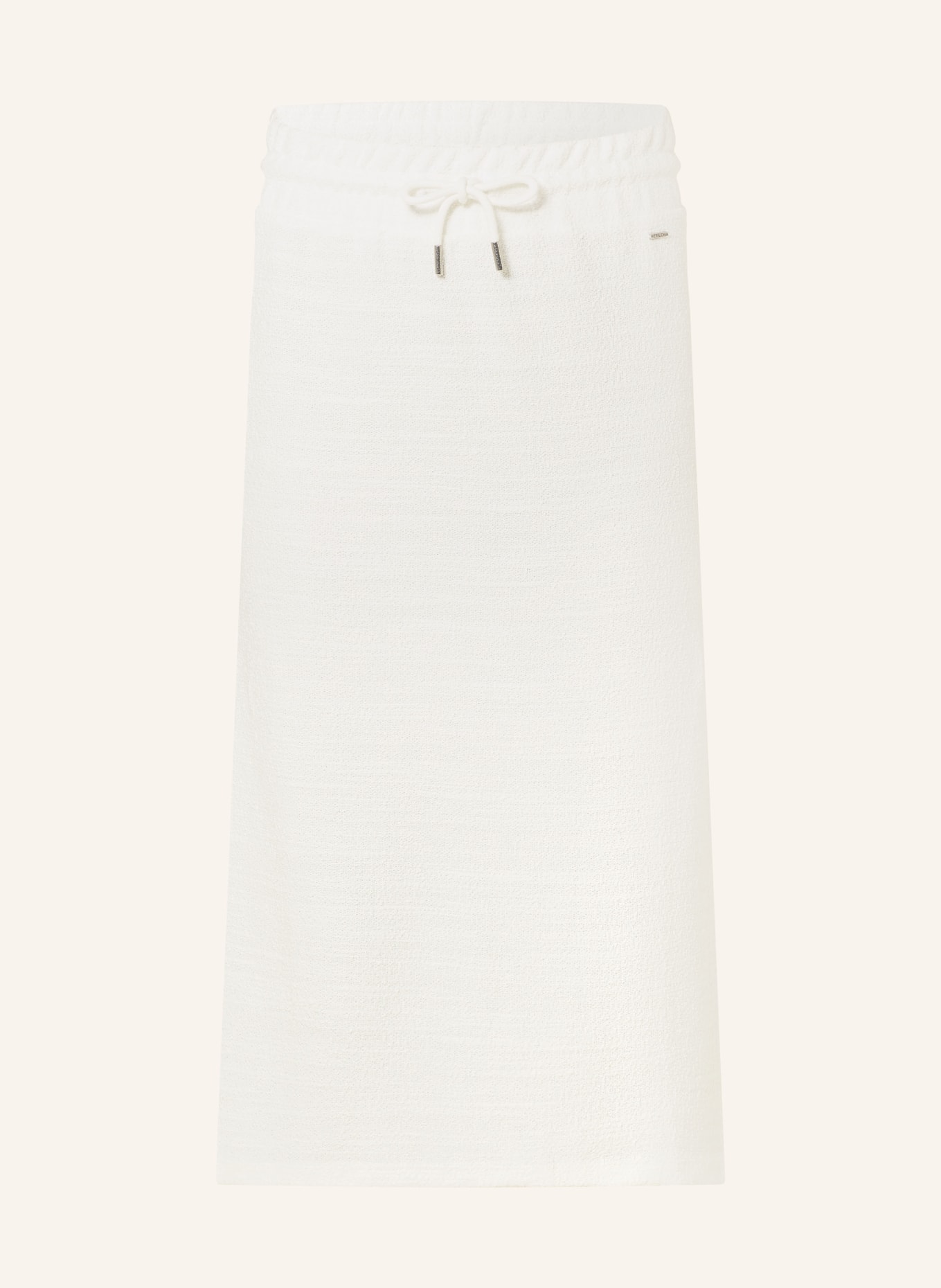 Herrlicher Bouclé skirt STOLI, Color: WHITE (Image 1)
