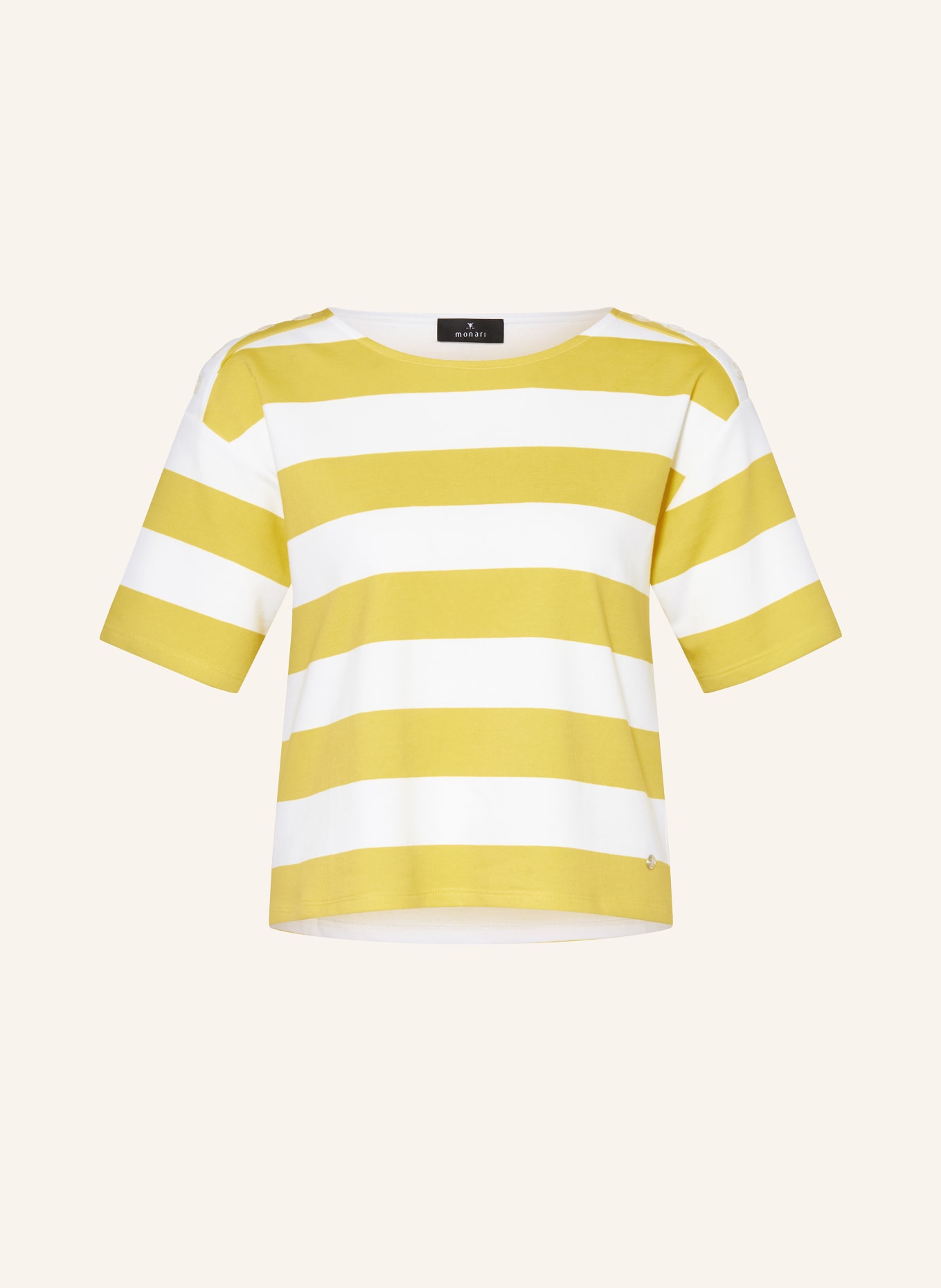 monari T-shirt, Color: YELLOW/ CREAM (Image 1)