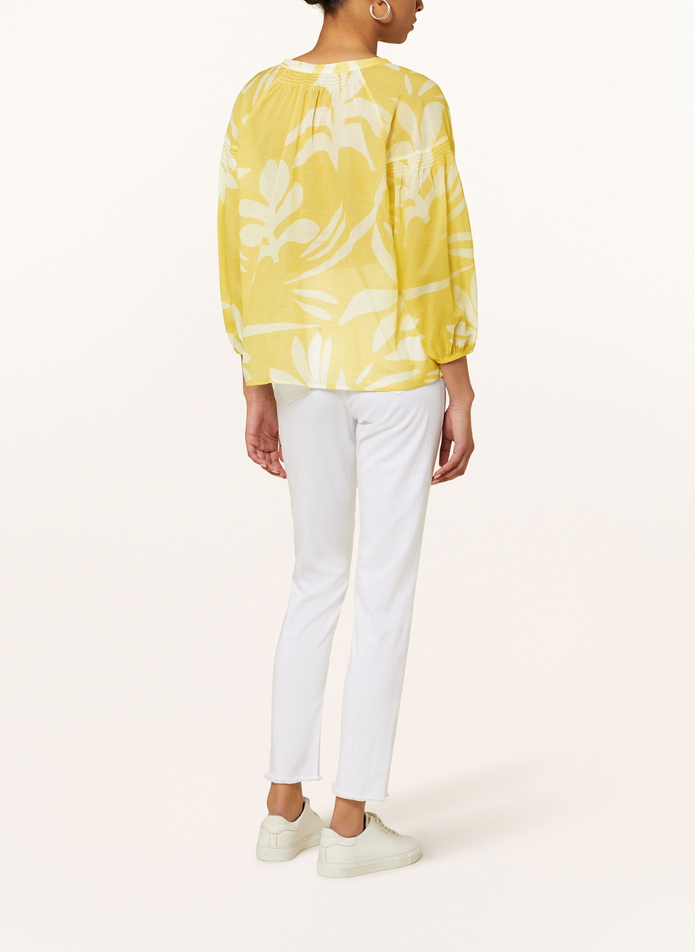 monari Shirt blouse, Color: YELLOW/ WHITE (Image 3)