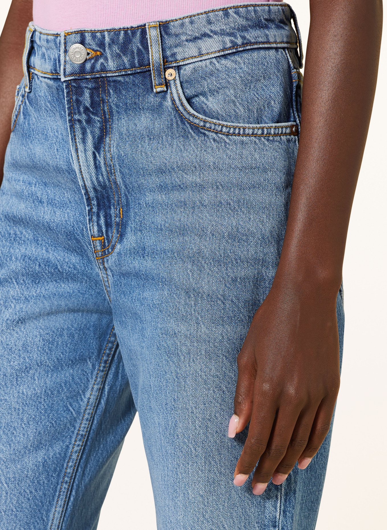BOSS Straight Jeans ADA, Farbe: 434 BRIGHT BLUE (Bild 5)