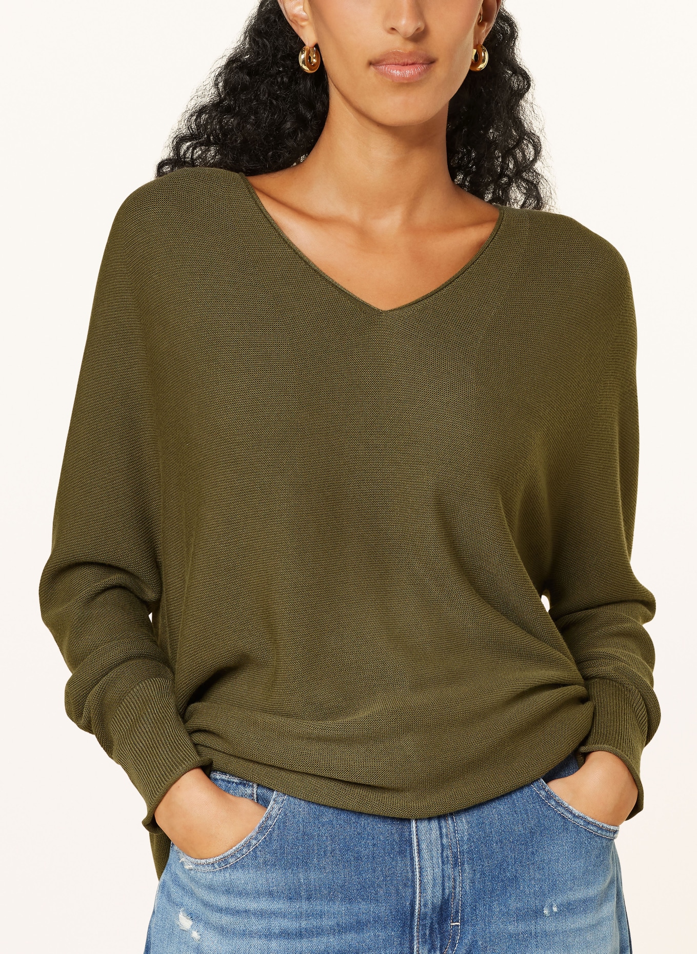 BOSS Sweater FERONESSA, Color: OLIVE (Image 4)
