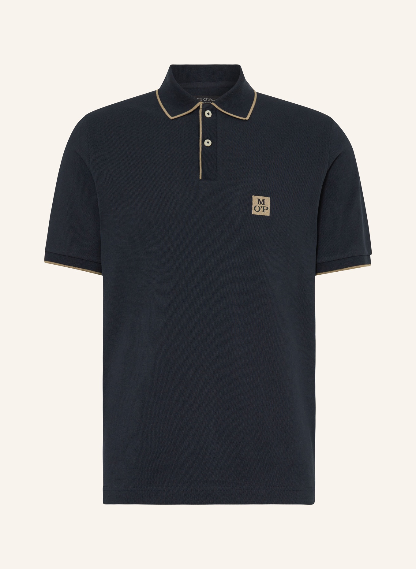 Marc O'Polo Piqué polo shirt regular fit, Color: DARK BLUE (Image 1)