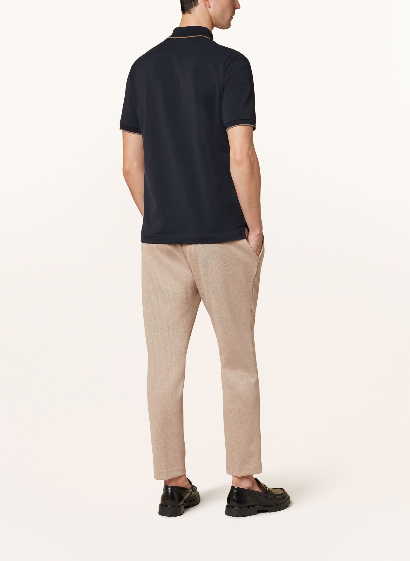 Marc O'Polo Piqué polo shirt regular fit, Color: DARK BLUE (Image 3)