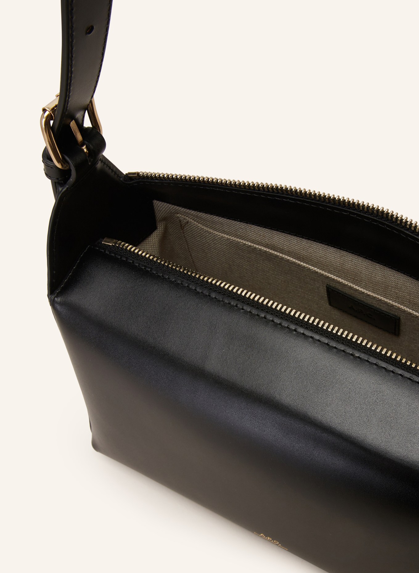 A.P.C. Shoulder bag VIRGINIE, Color: BLACK (Image 3)
