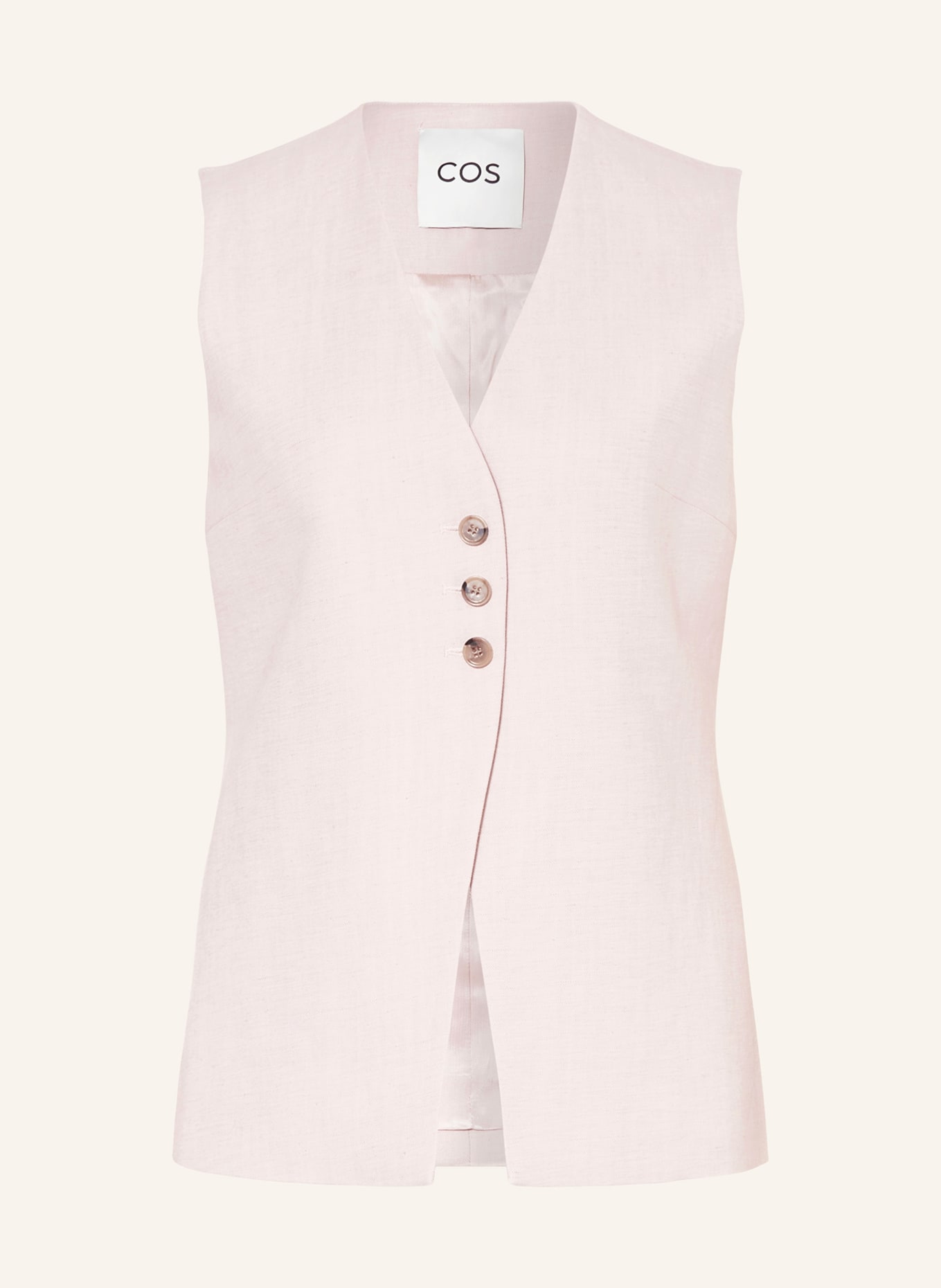 COS Vest, Color: PINK (Image 1)