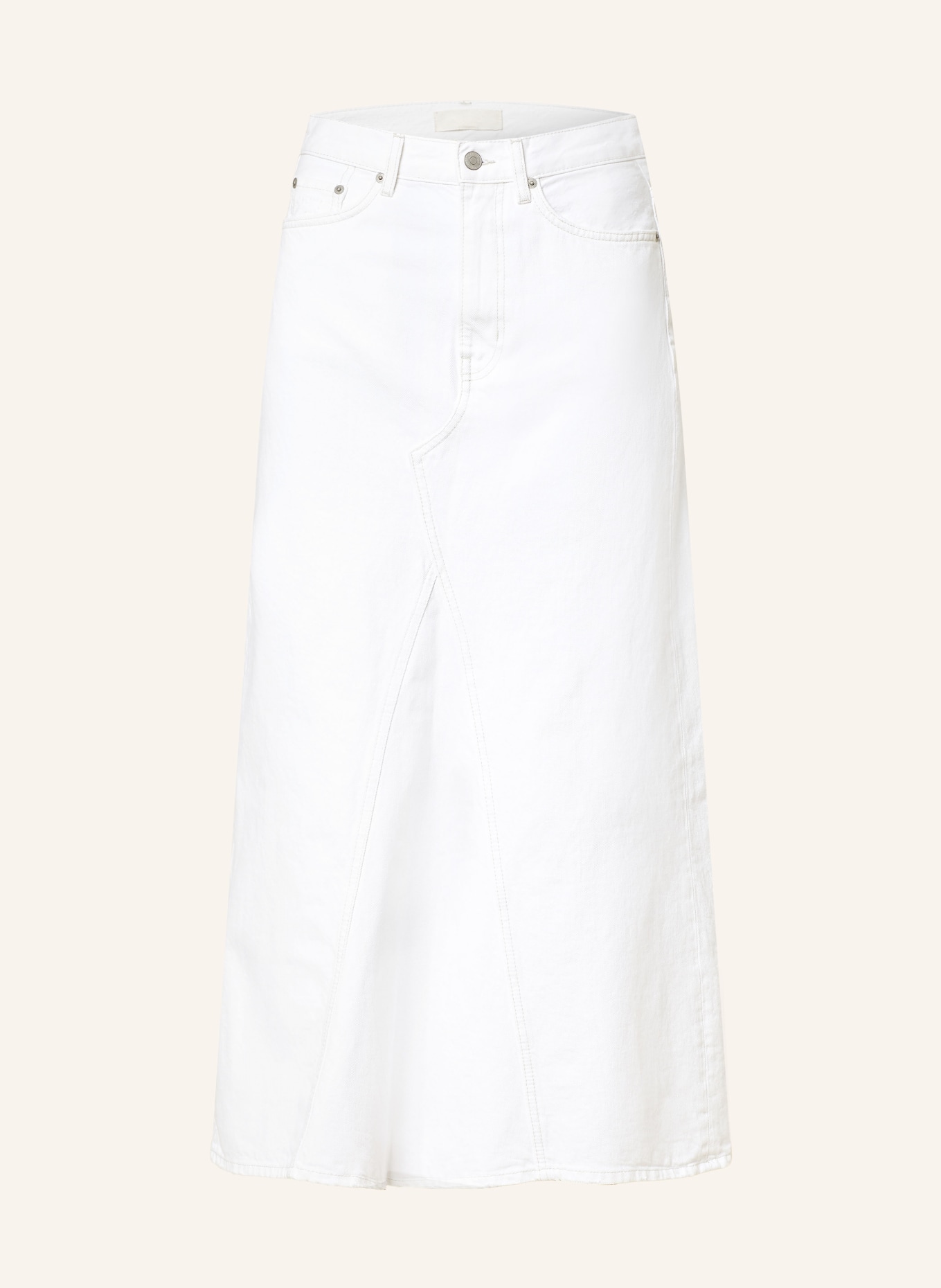 COS Spódnica jeansowa, Kolor: 002 WHITE DUSTY LIGHT (Obrazek 1)