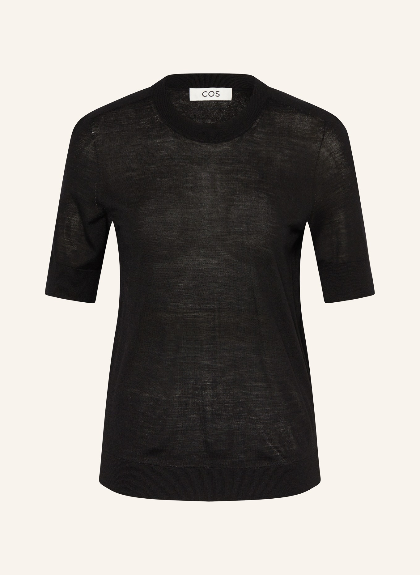 COS Knit shirt, Color: BLACK (Image 1)