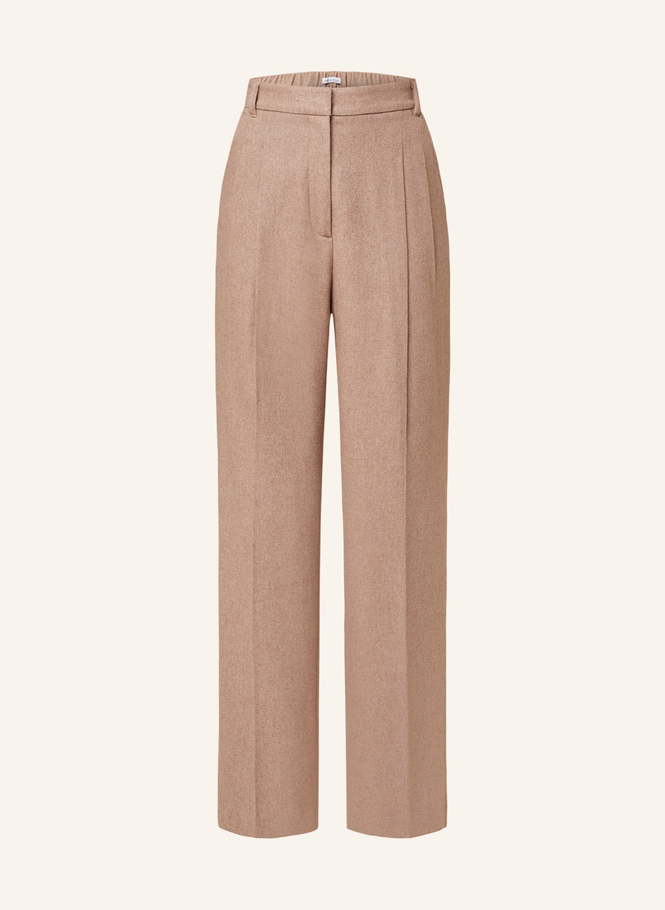 MRS & HUGS Wide leg trousers, Color: TAUPE (Image 1)