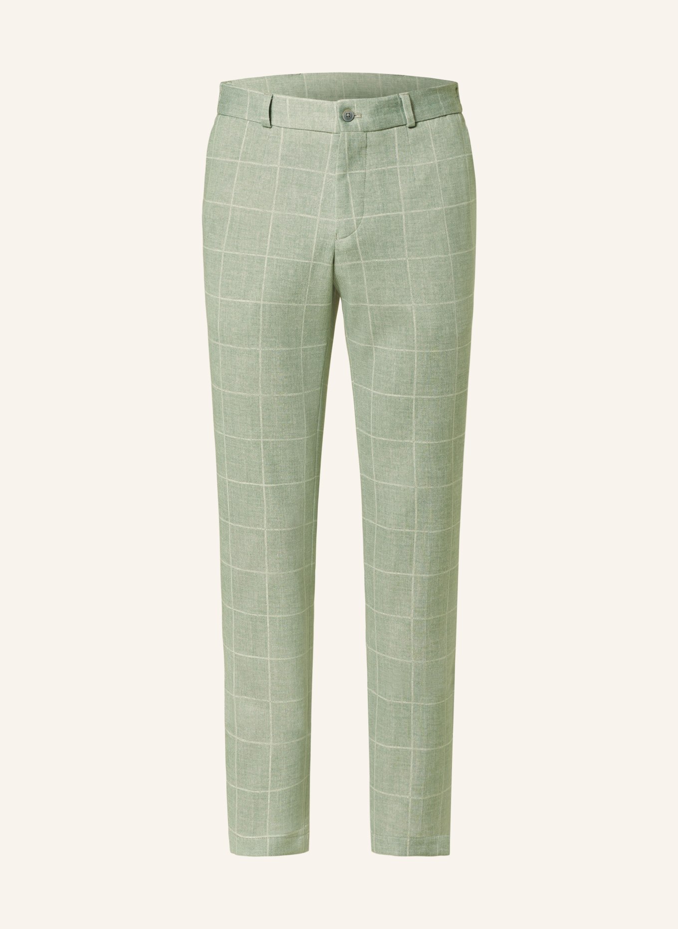 PAUL Spodnie garniturowe slim fit, Kolor: 710 GREEN (Obrazek 1)