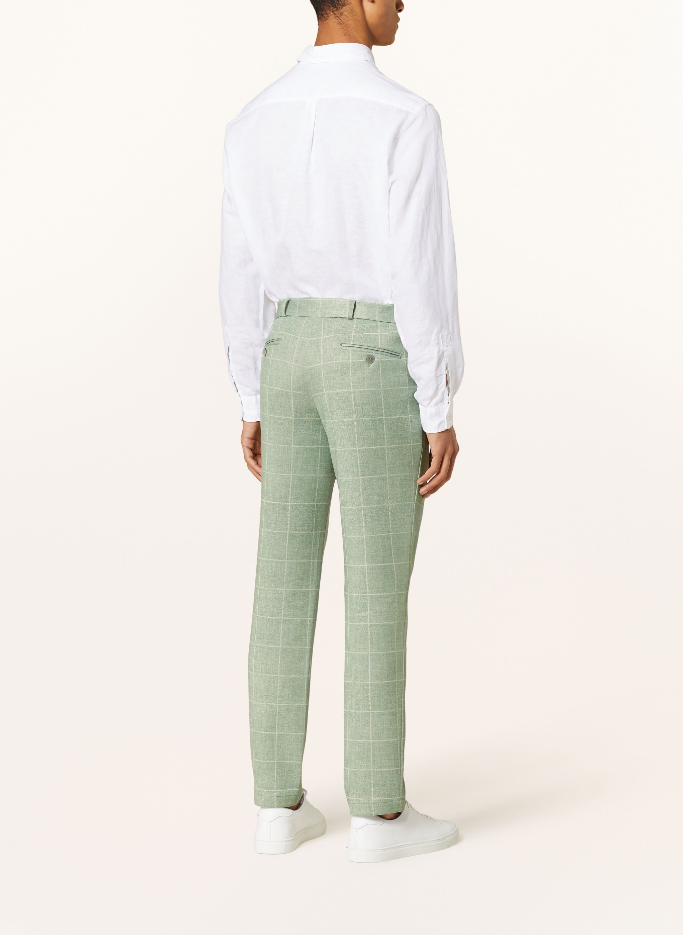 PAUL Oblekové kalhoty Slim Fit, Barva: 710 GREEN (Obrázek 4)