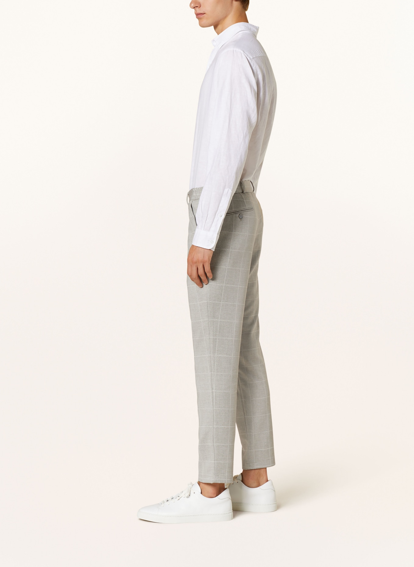 PAUL Oblekové kalhoty Extra Slim Fit z žerzeje, Barva: 220 SAND (Obrázek 5)