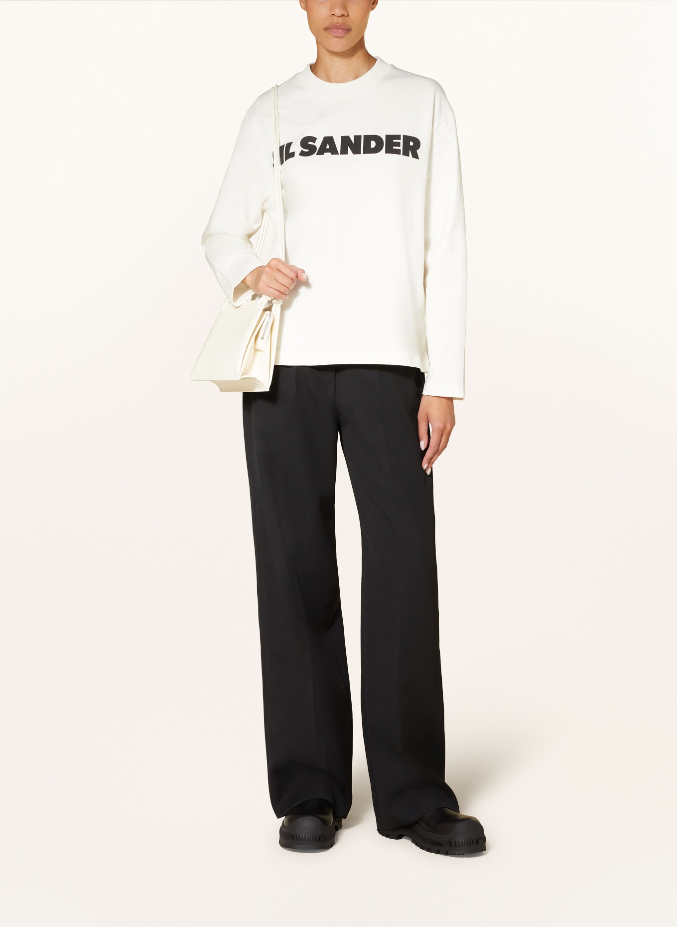 JIL SANDER Longsleeve: ECRU