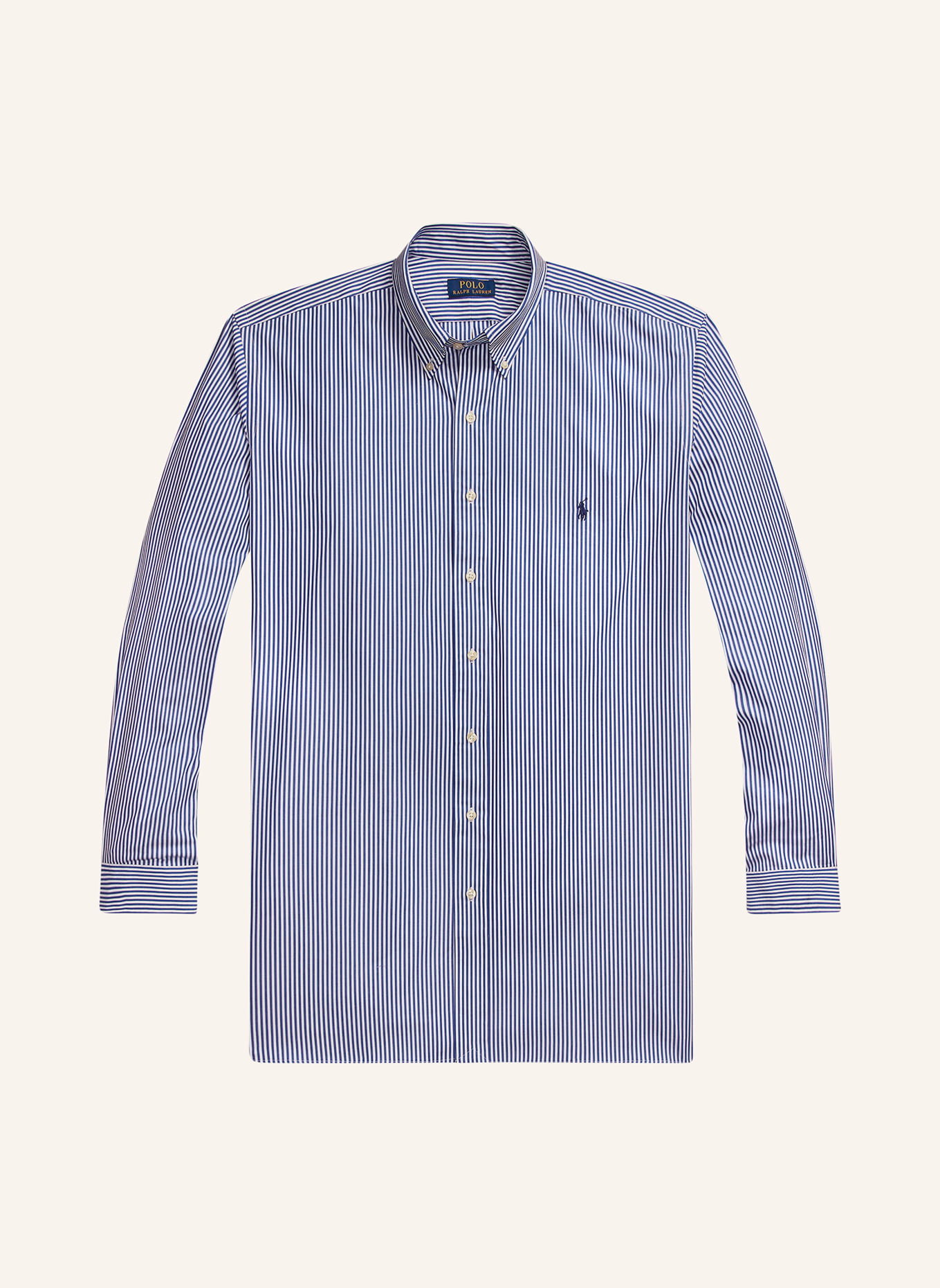 POLO RALPH LAUREN Big Tall Shirt in white blue