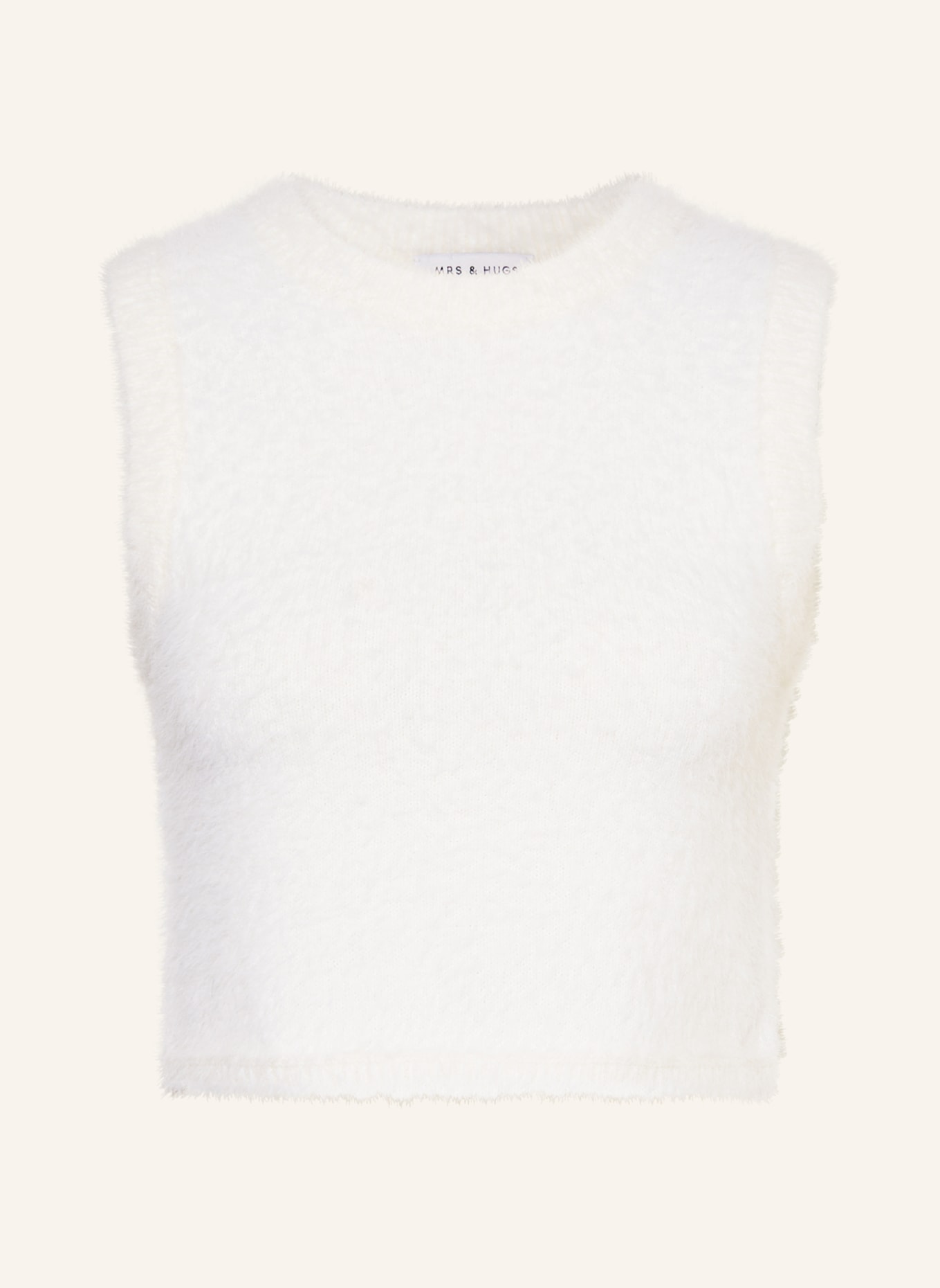 MRS & HUGS Pletený cropped top: REŽNÁ