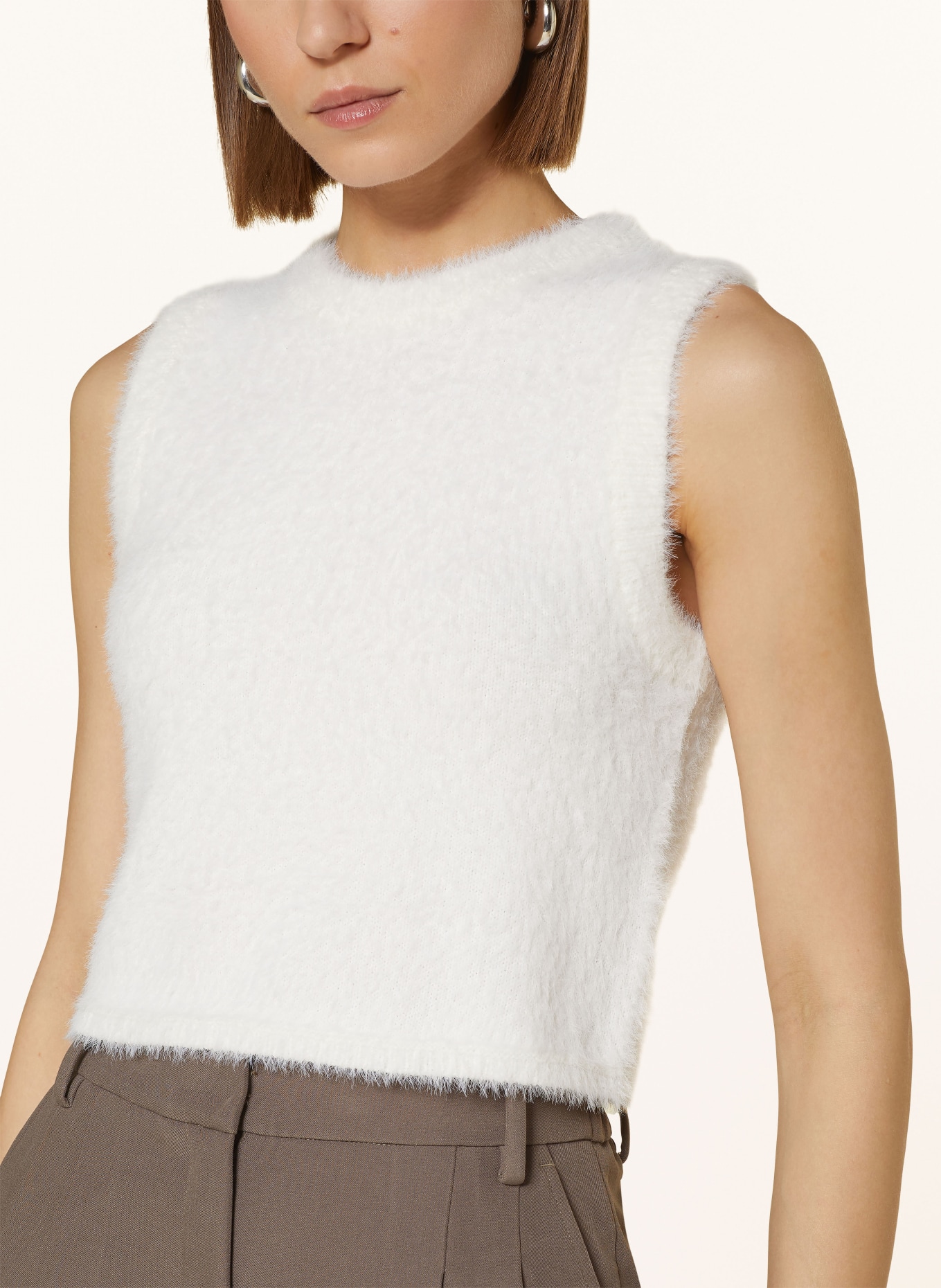 MRS & HUGS Pletený cropped top: REŽNÁ