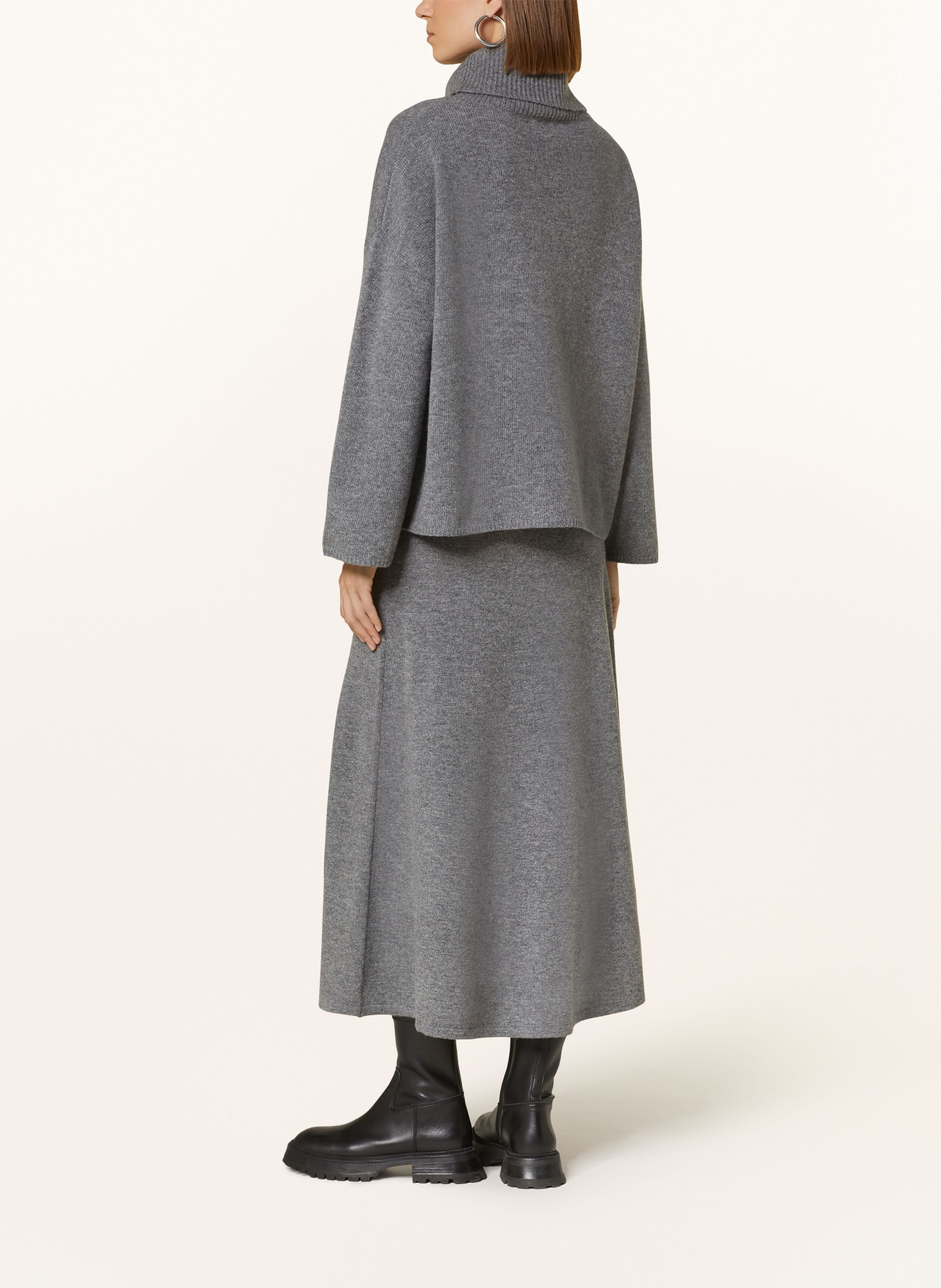 MRS & HUGS Úpletová sukně: ŠEDÁ