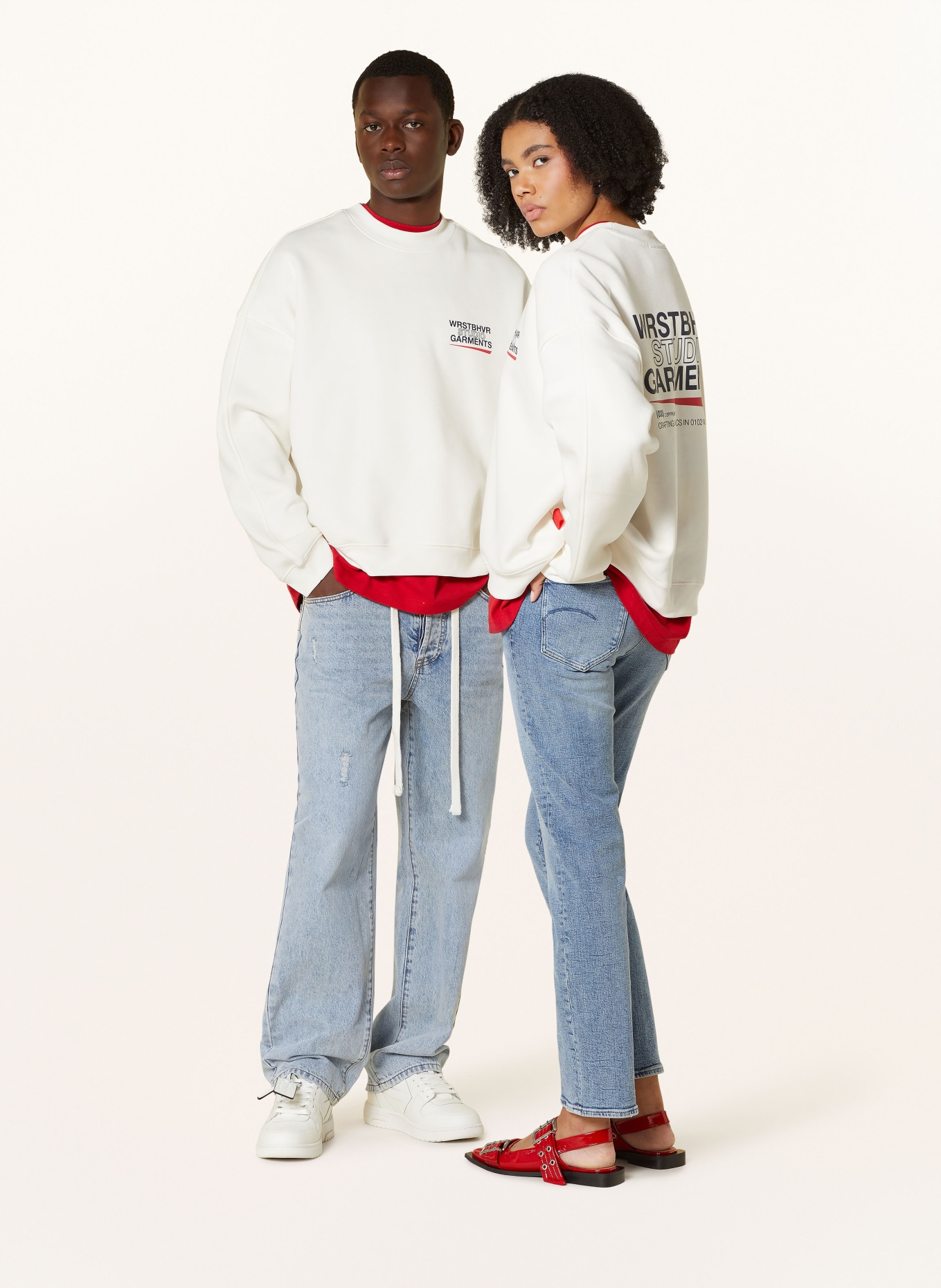 WRSTBHVR Sweatshirt DANY, Color: WHITE (Image 2)