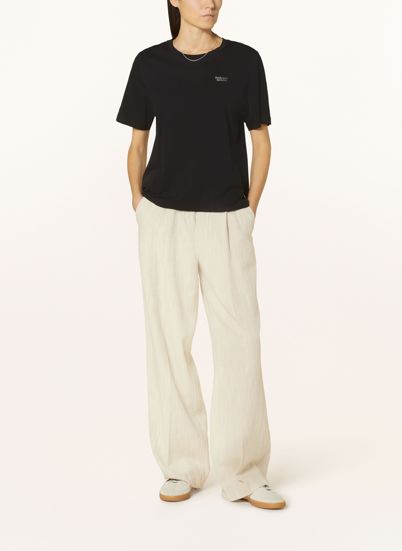 Marc O'Polo T-shirt, Color: BLACK (Image 2)