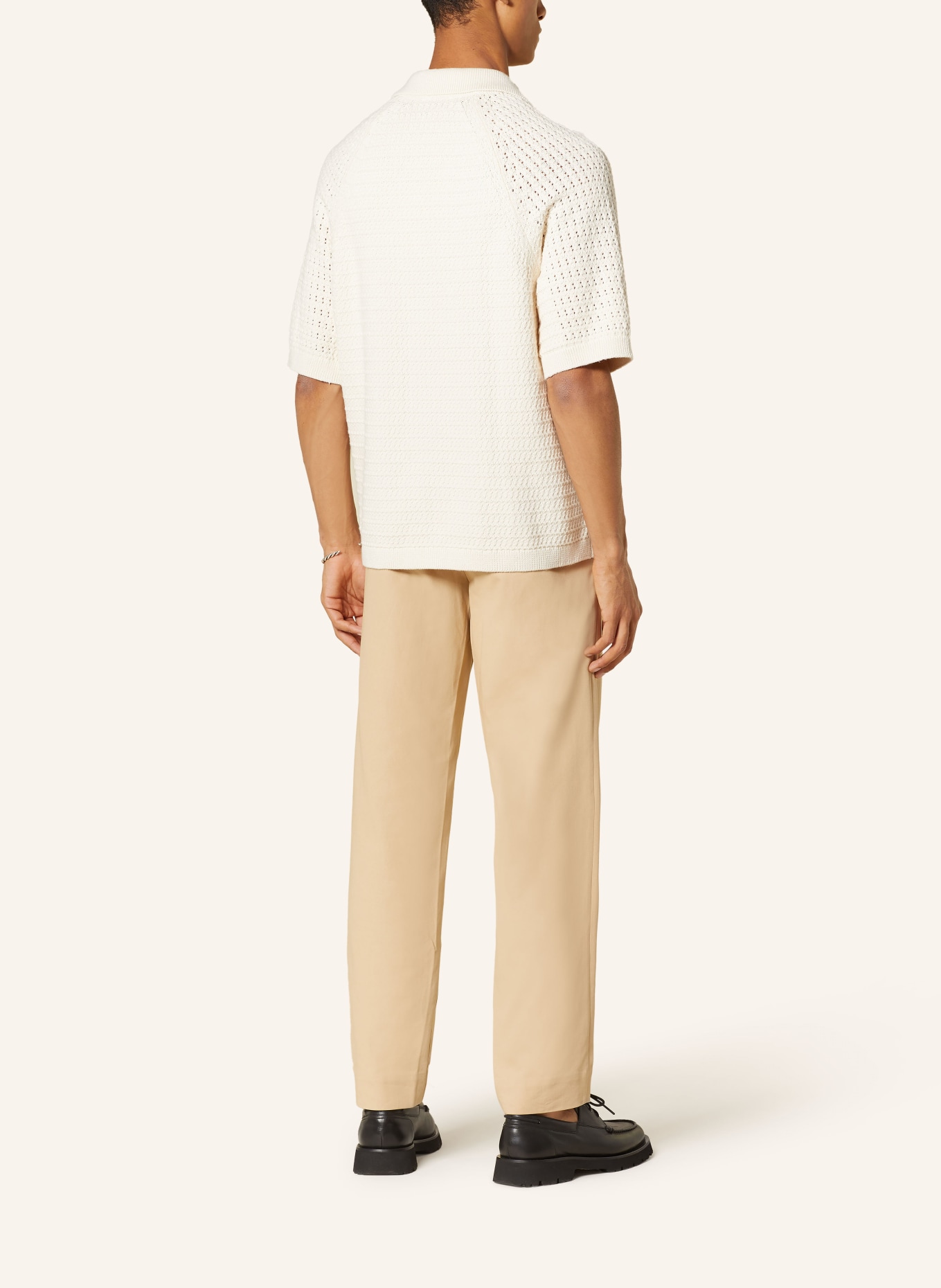 COS Knit shirt relaxed fit, Color: CREAM (Image 3)