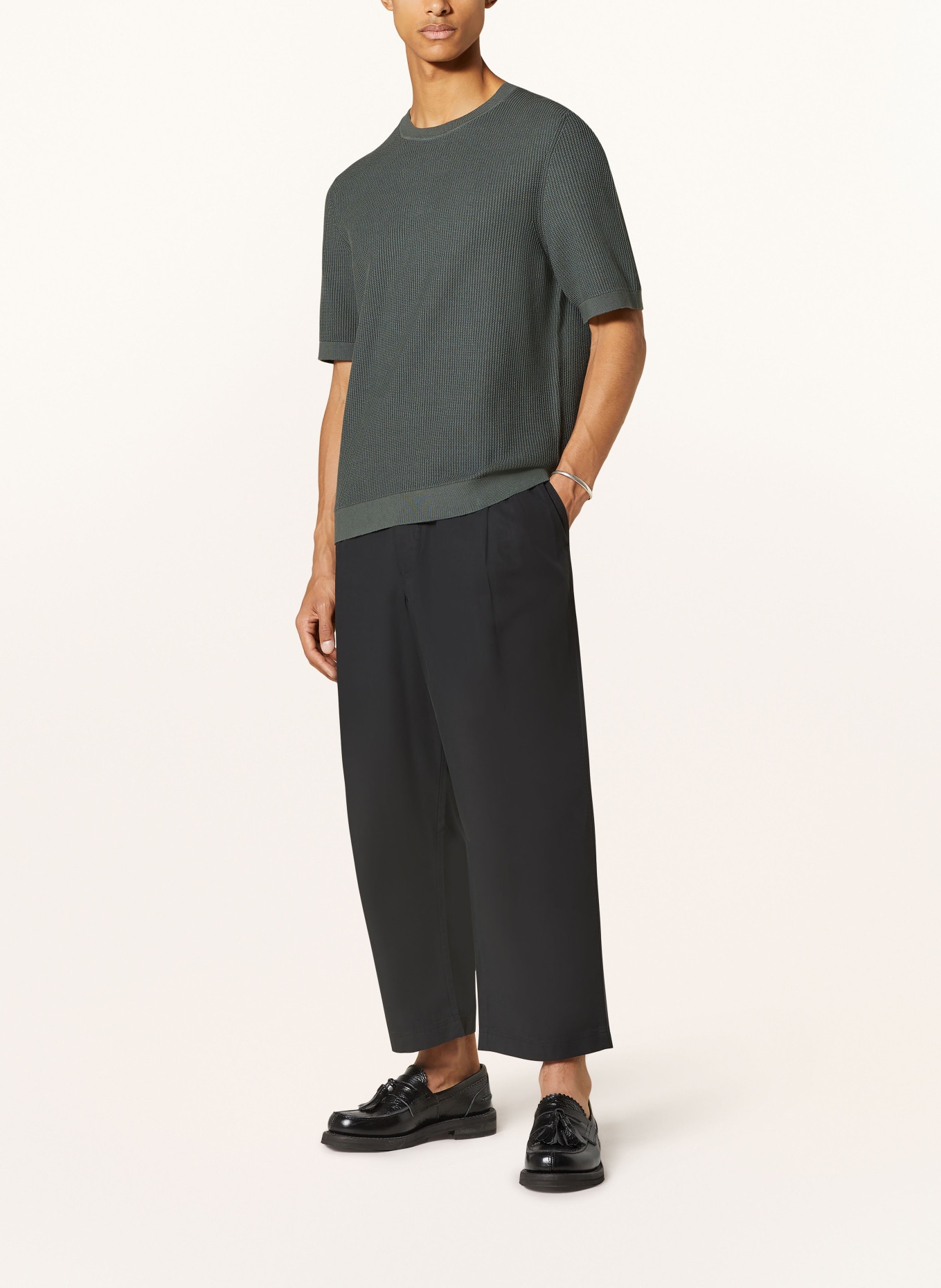 COS Knit crew shirt, Color: TEAL (Image 2)