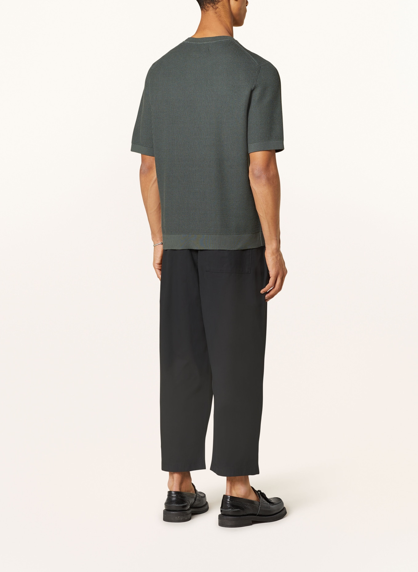 COS Knit crew shirt, Color: TEAL (Image 3)