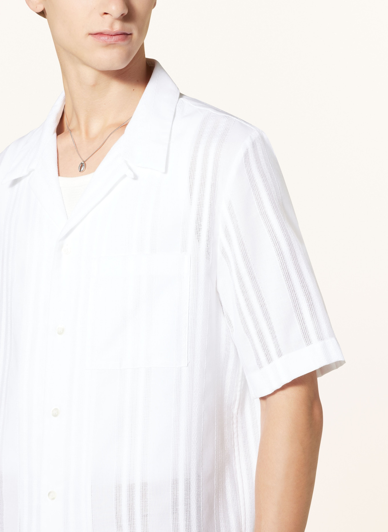 COS Resort shirt regular fit, Color: WHITE (Image 4)