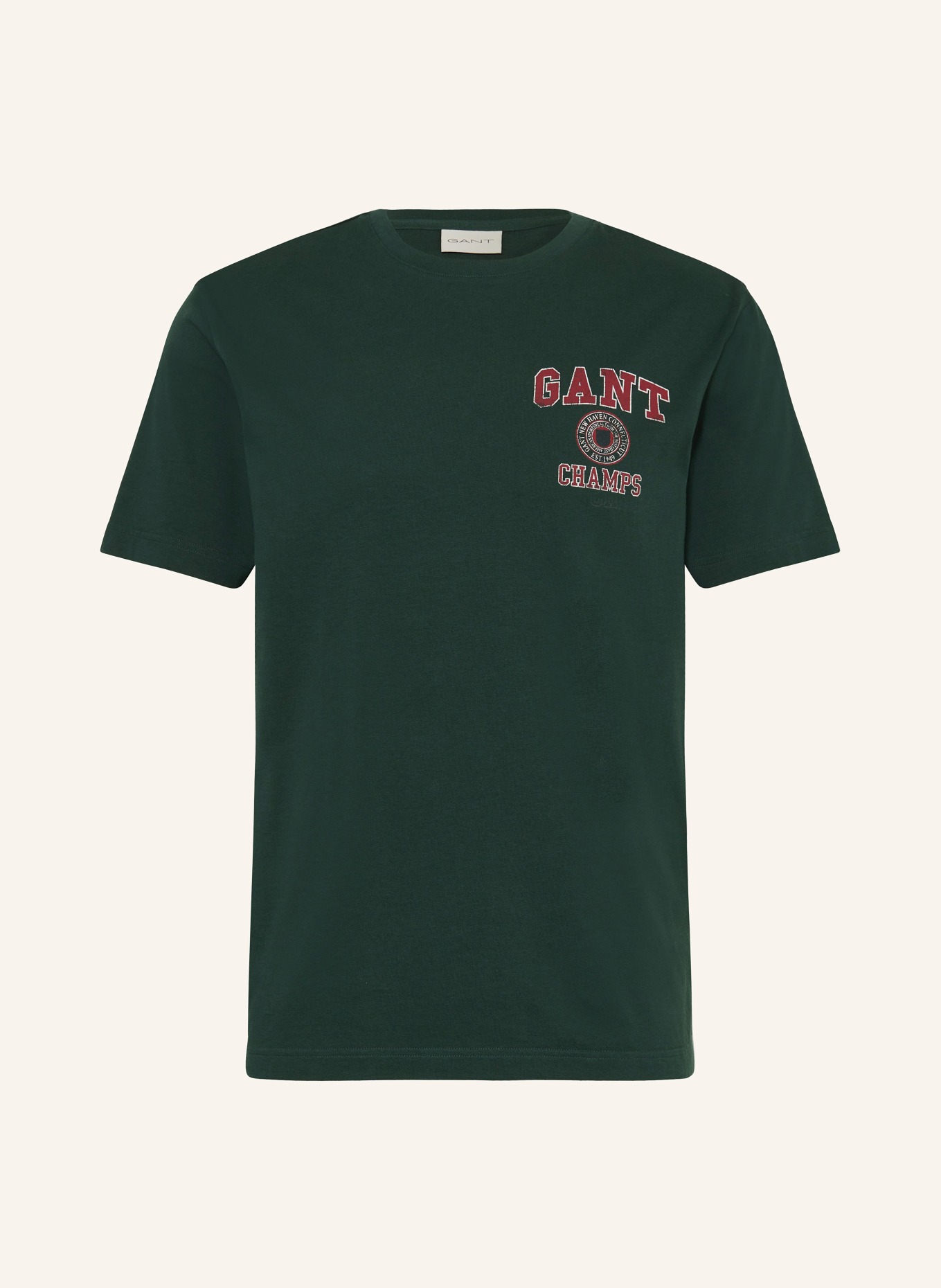 GANT T-shirt, Color: GREEN (Image 1)