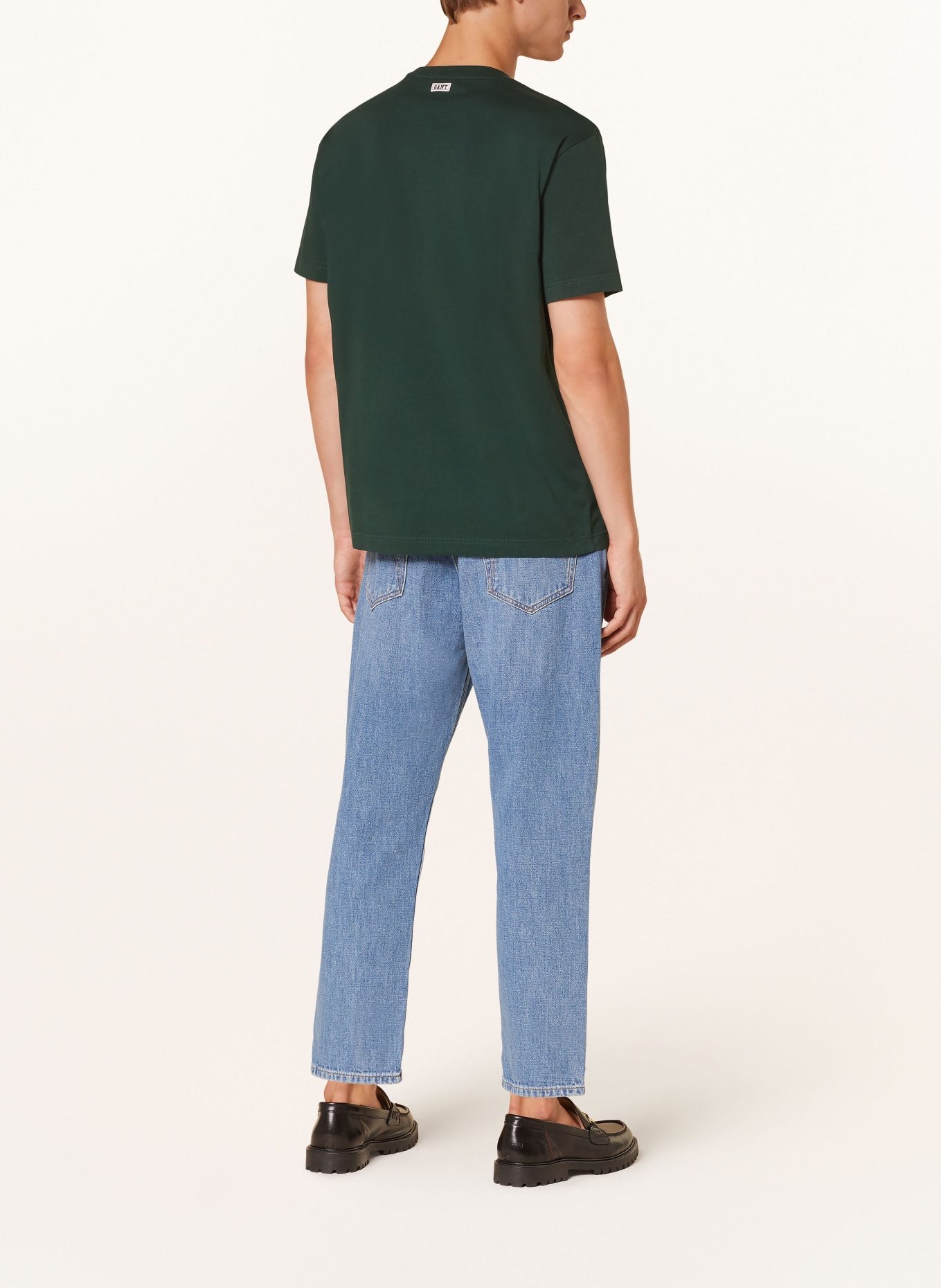 GANT T-shirt, Color: GREEN (Image 3)