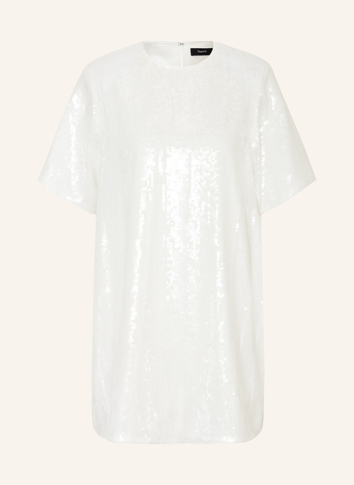 Theory Dress with sequins, Color: WHITE (Image 1)